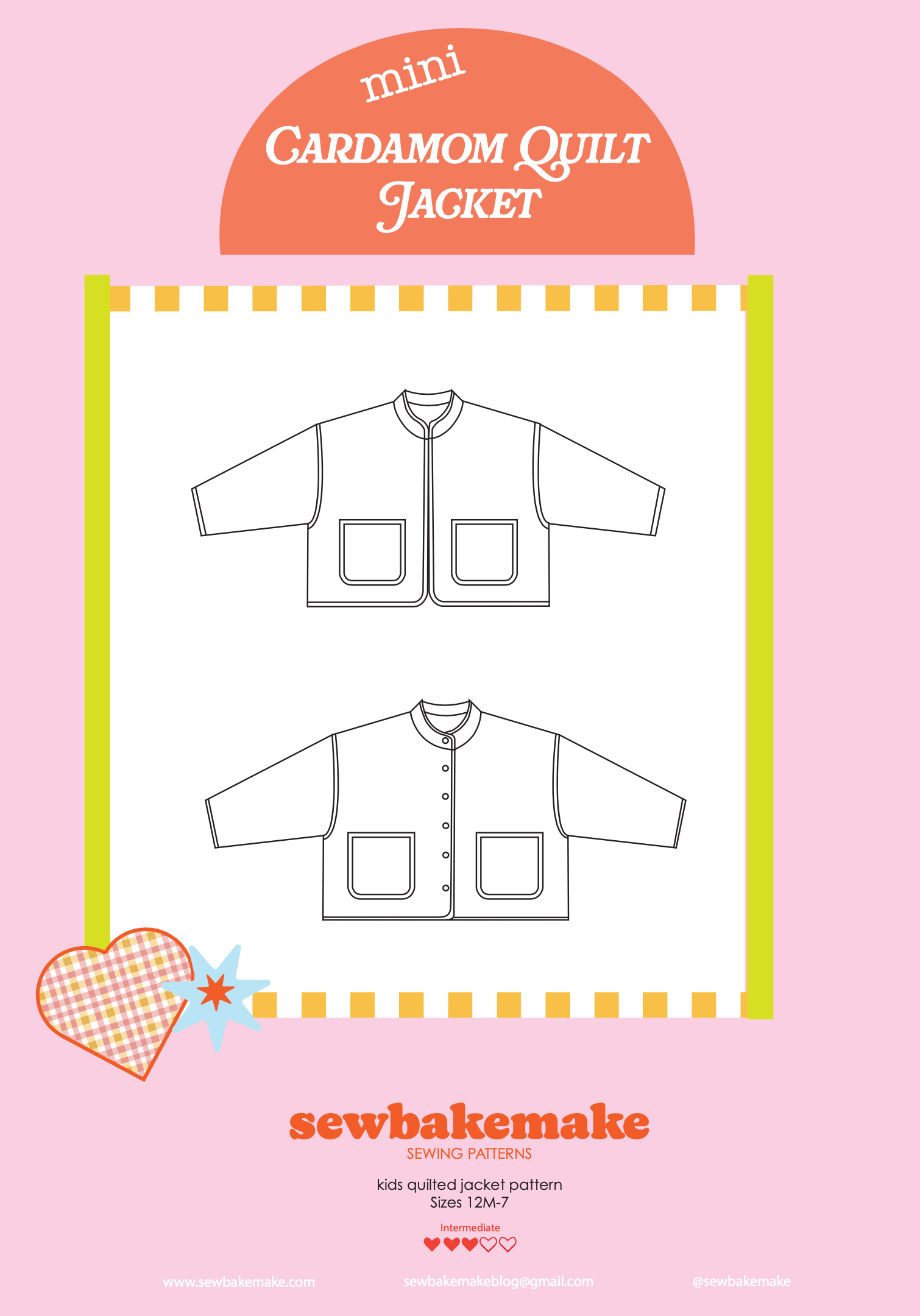 Sew Bake Make Mini Cardamom Quilt Jacket