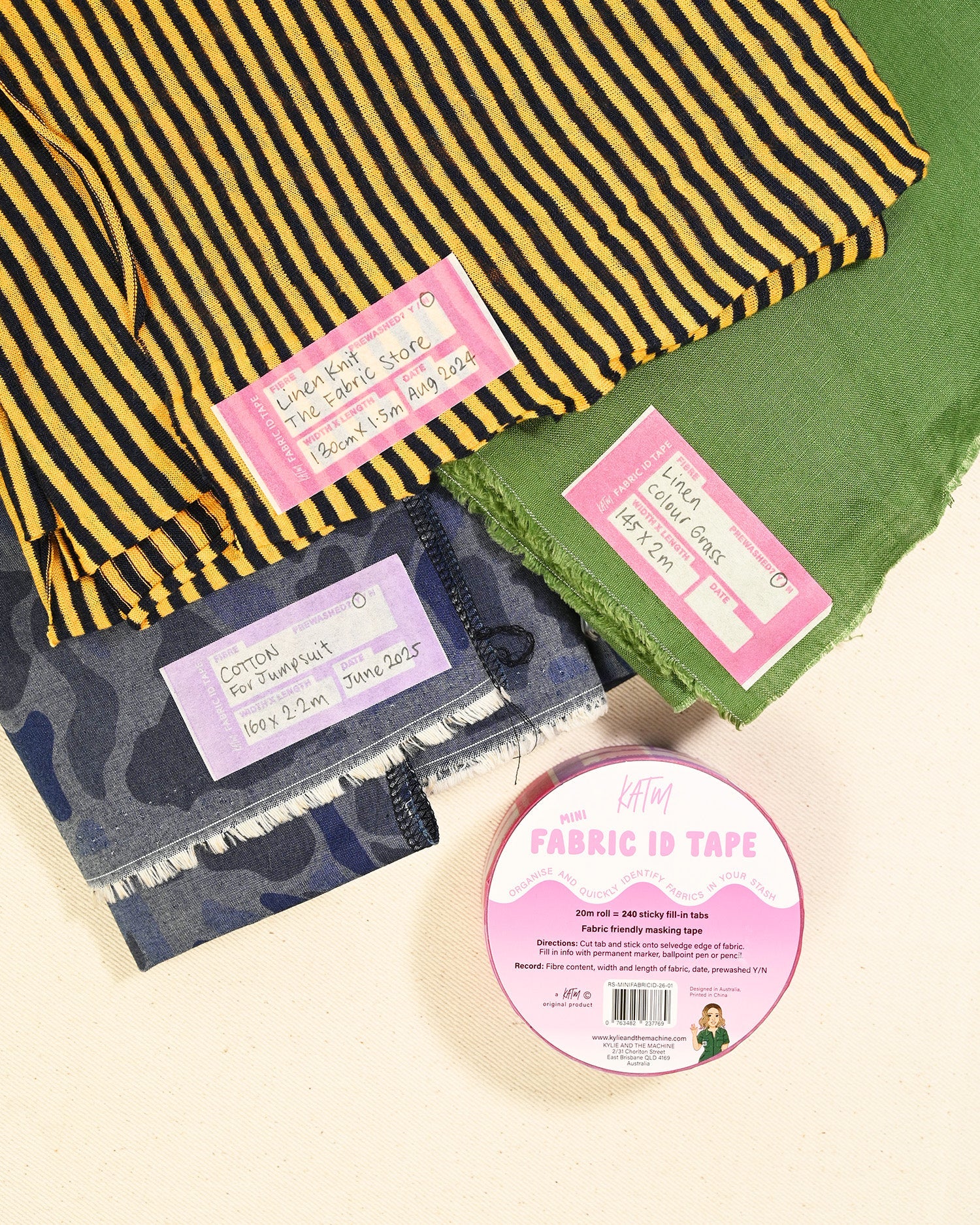 Kylie & The Machine Mini Fabric ID Tape