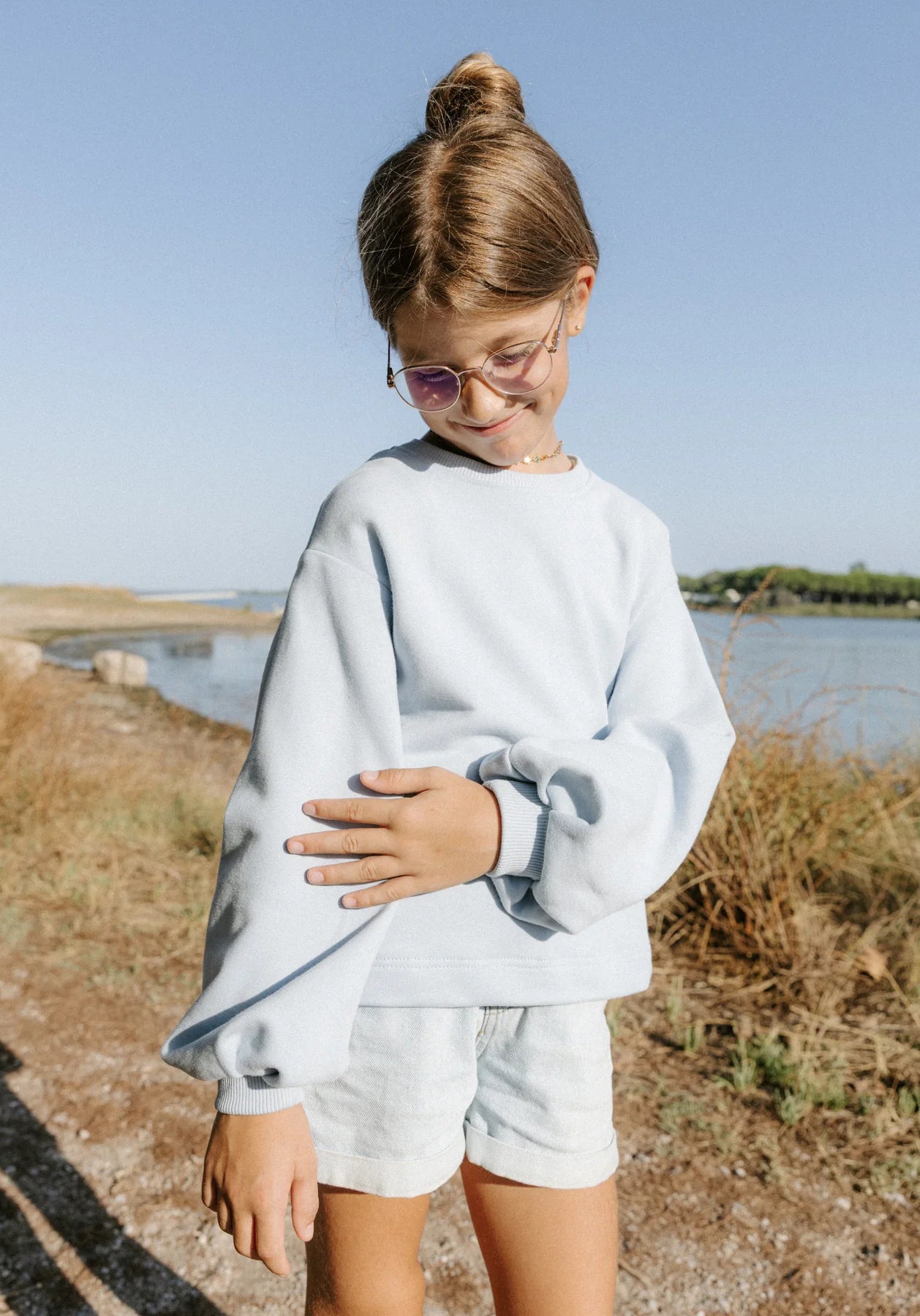 Maison Fauve Child/Teen Miss Granite Sweatshirt