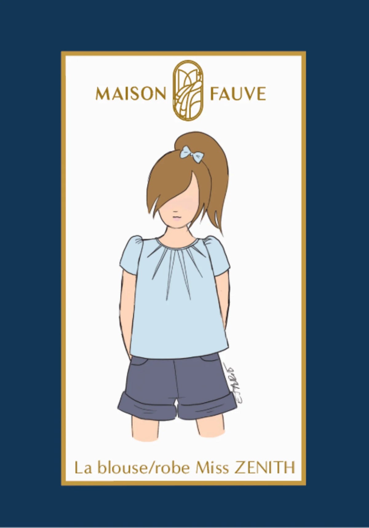 Maison Fauve Child/Teen Miss Zenith Blouse and Dress