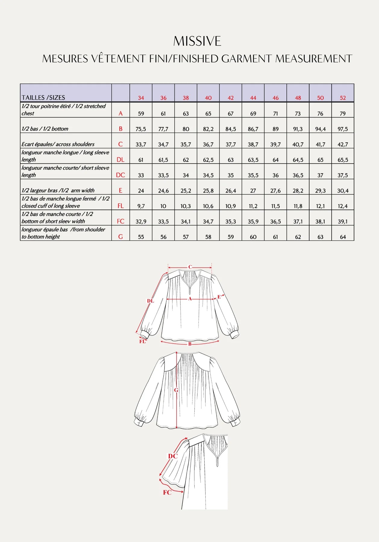 Maison Fauve Missive Blouse