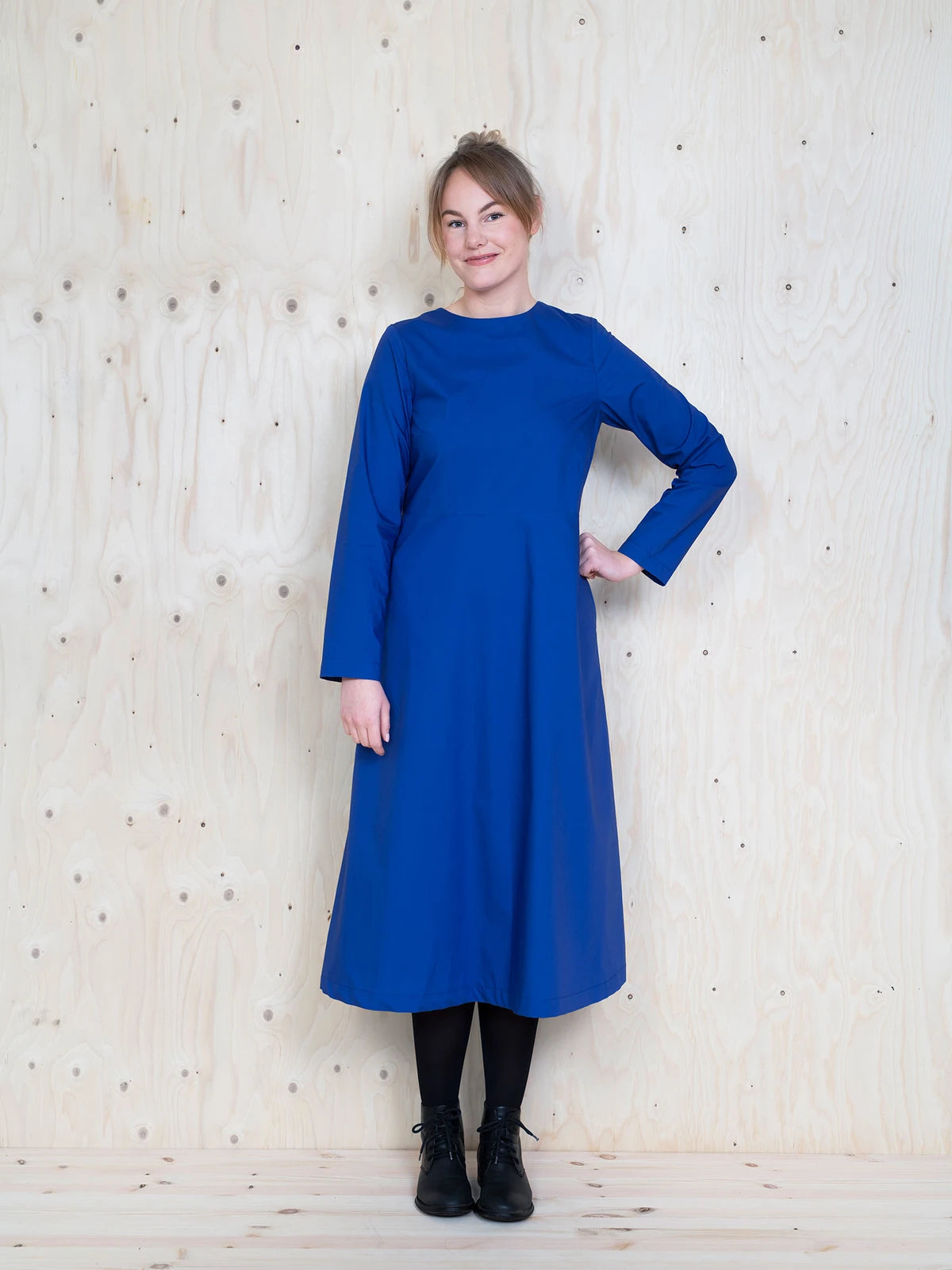 The Assembly Line Multi Sleeve Midi Dress The Fold Line The Assembly Line Multi Sleeve Midi Dress The Fold Line