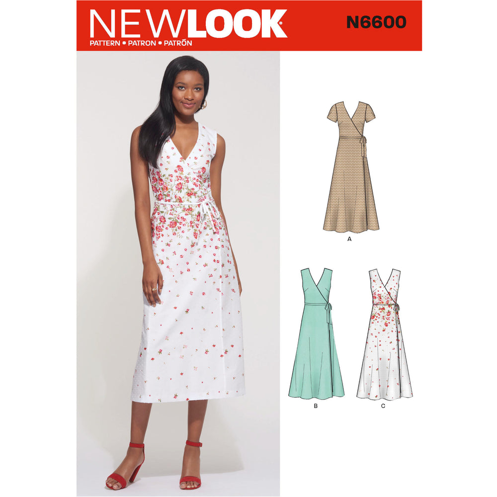 New Look Wrap Dress N6600