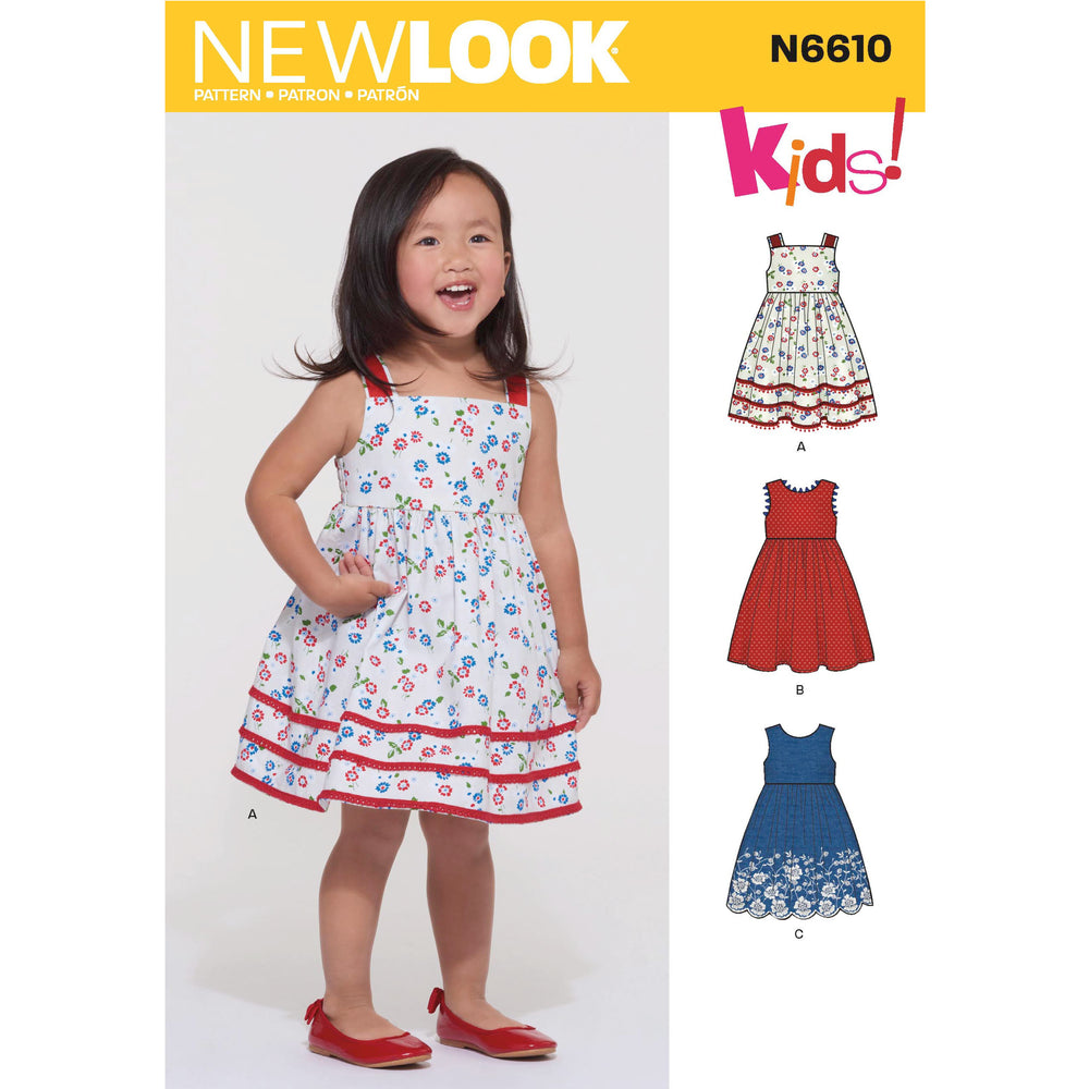 New Look Child/Baby Dresses N6610