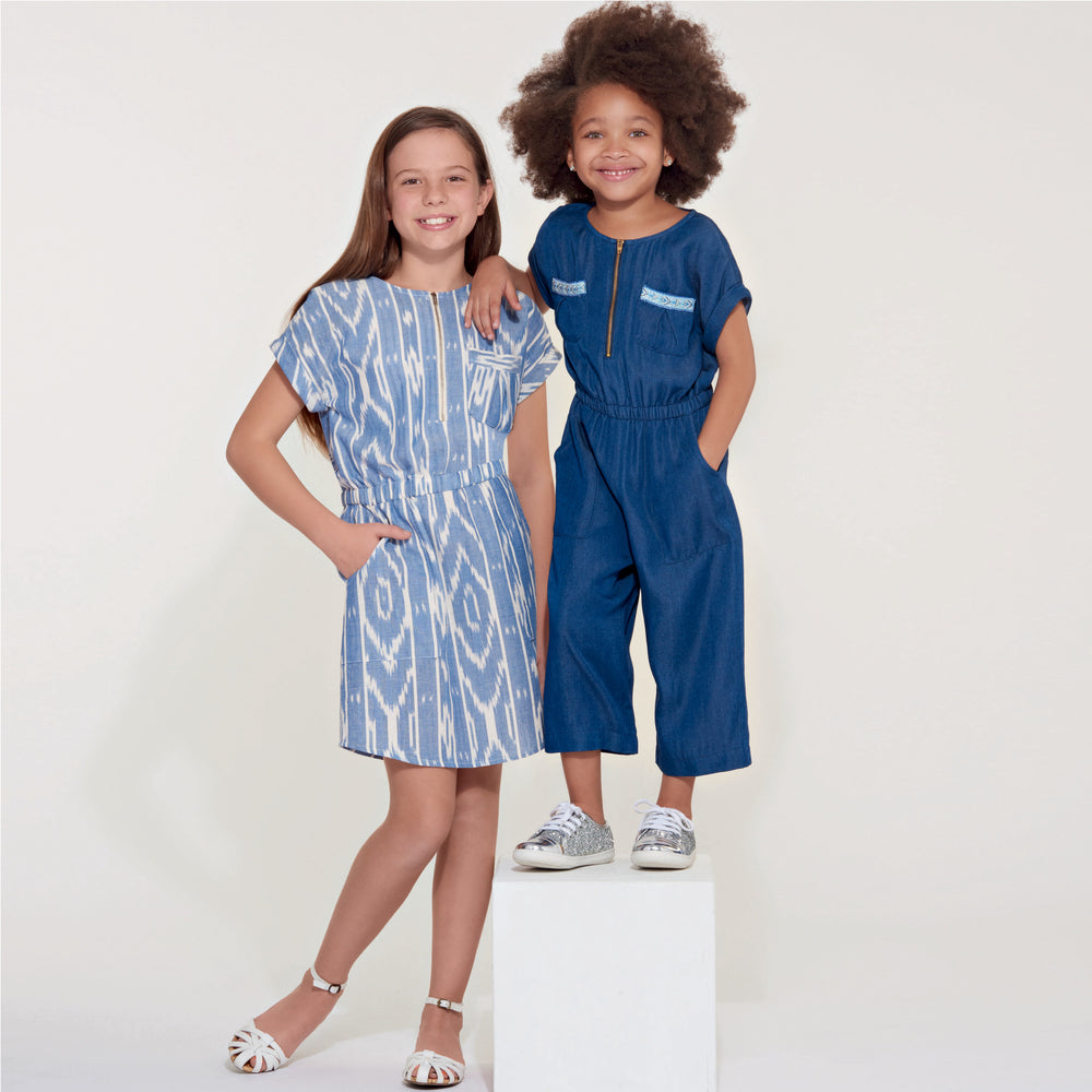 New Look Child/Teen Jumpsuit and Dress N6612