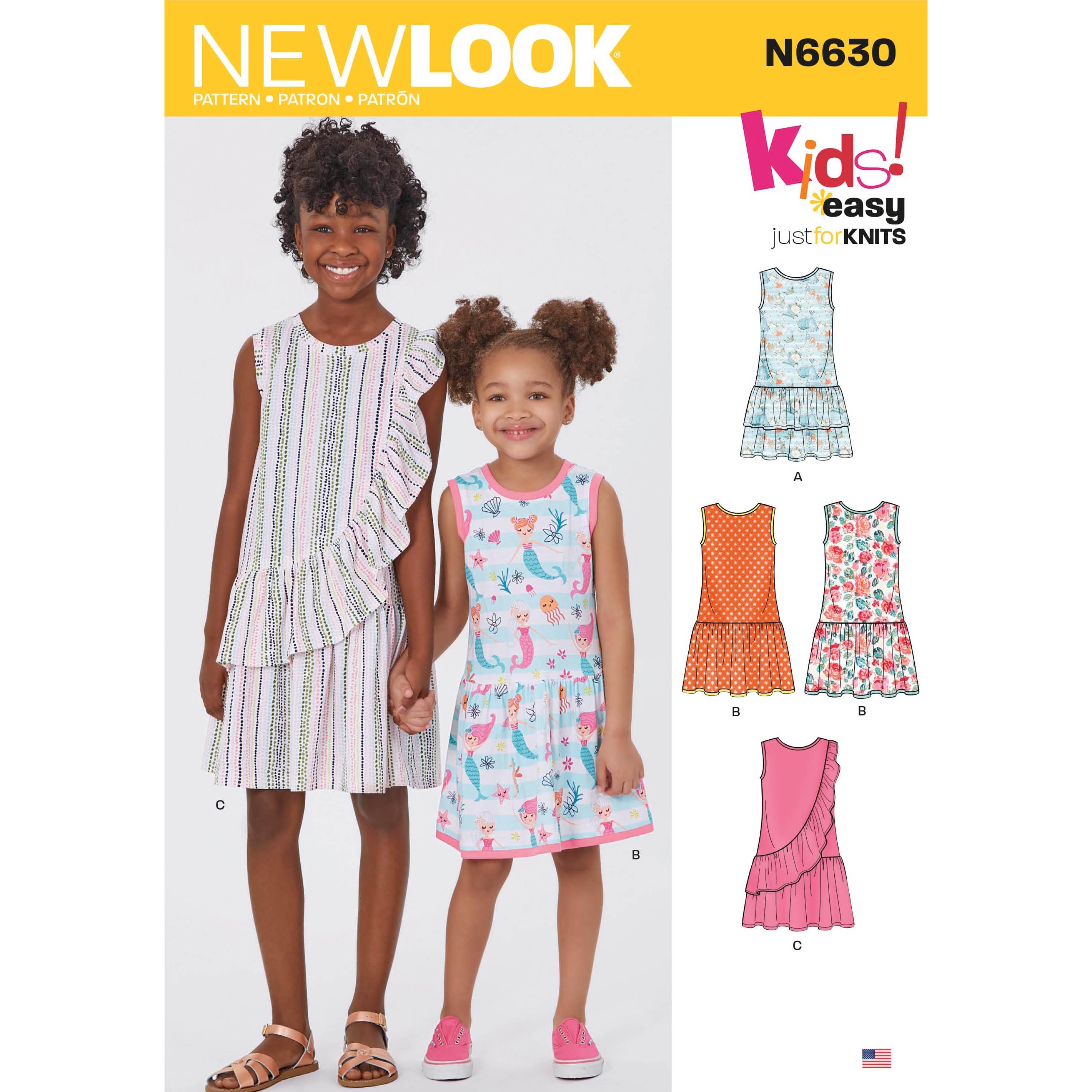 New Look Child/Teen Dresses N6630