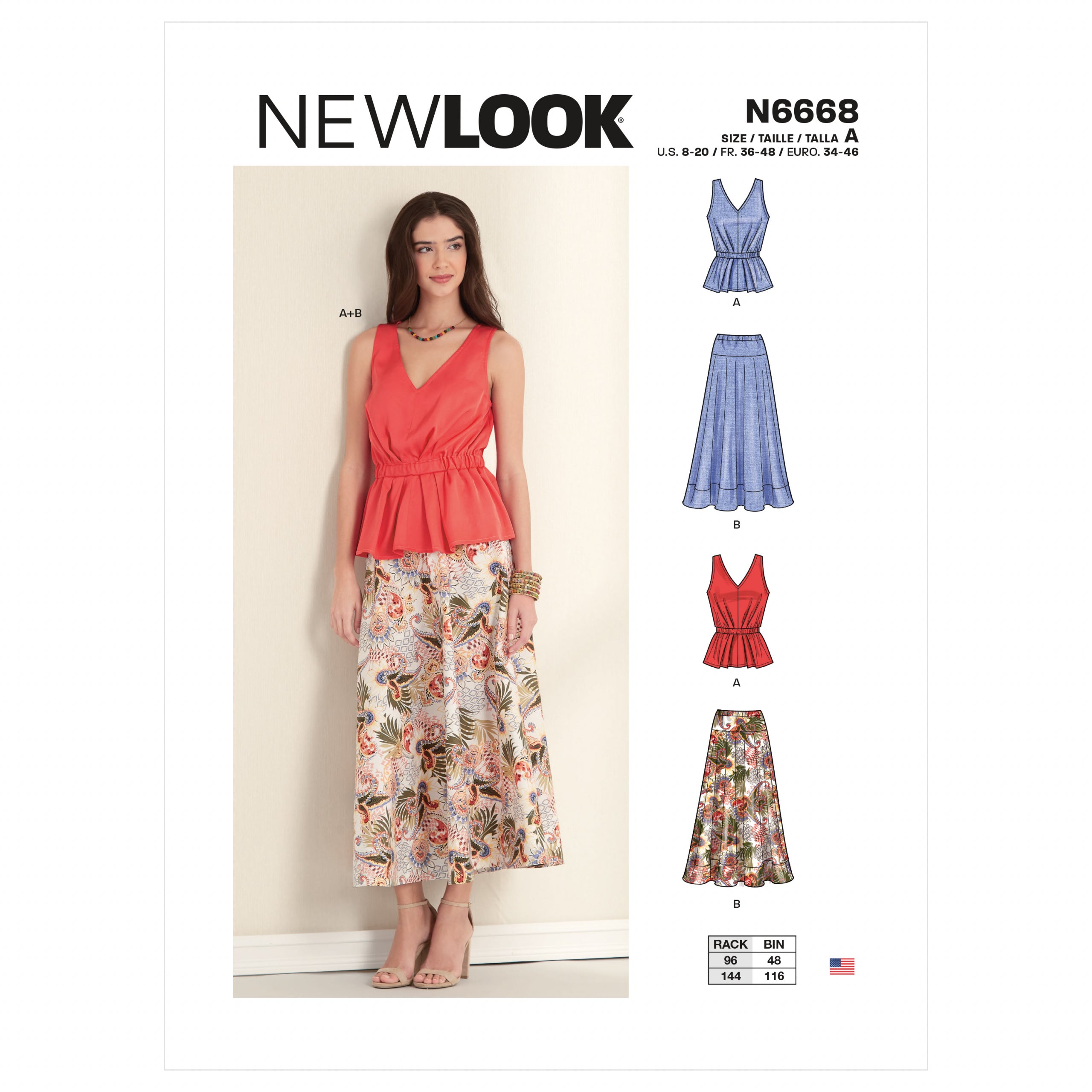 New Look Skirt and Top N6668