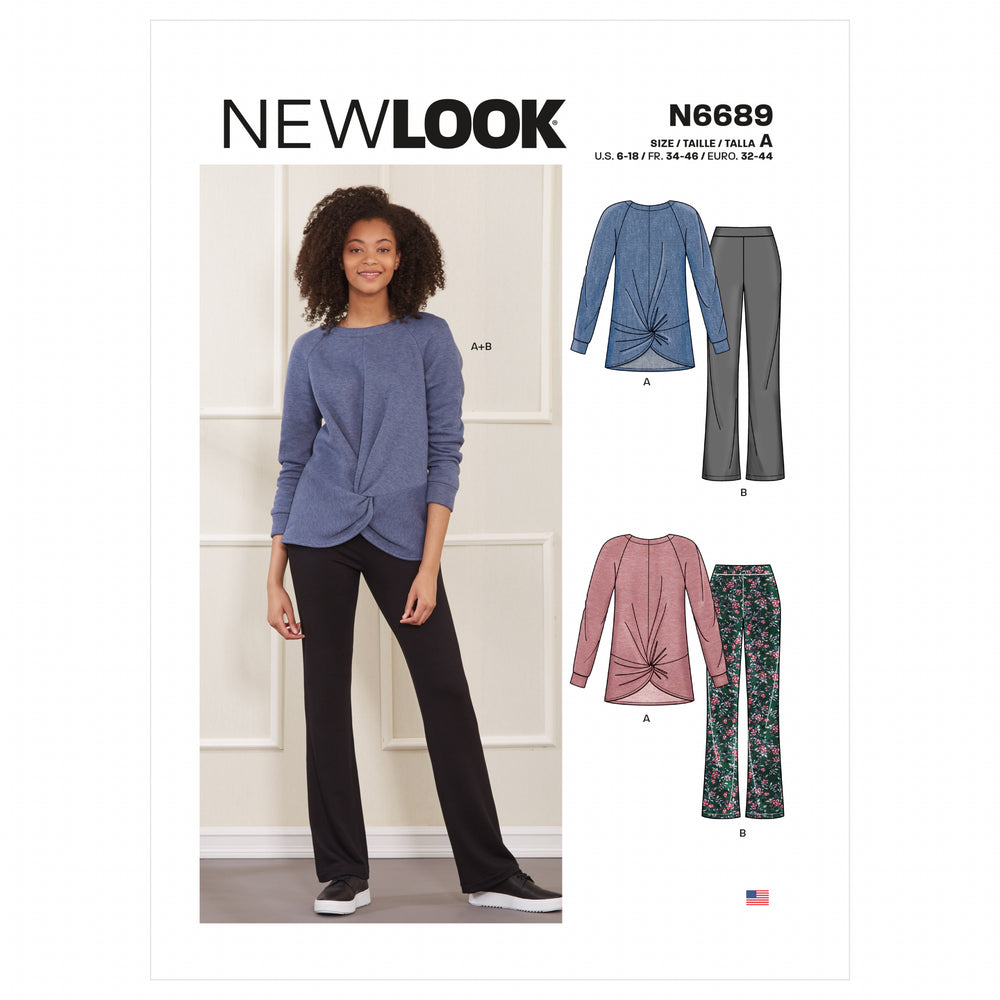 New Look Top and Trousers N6689