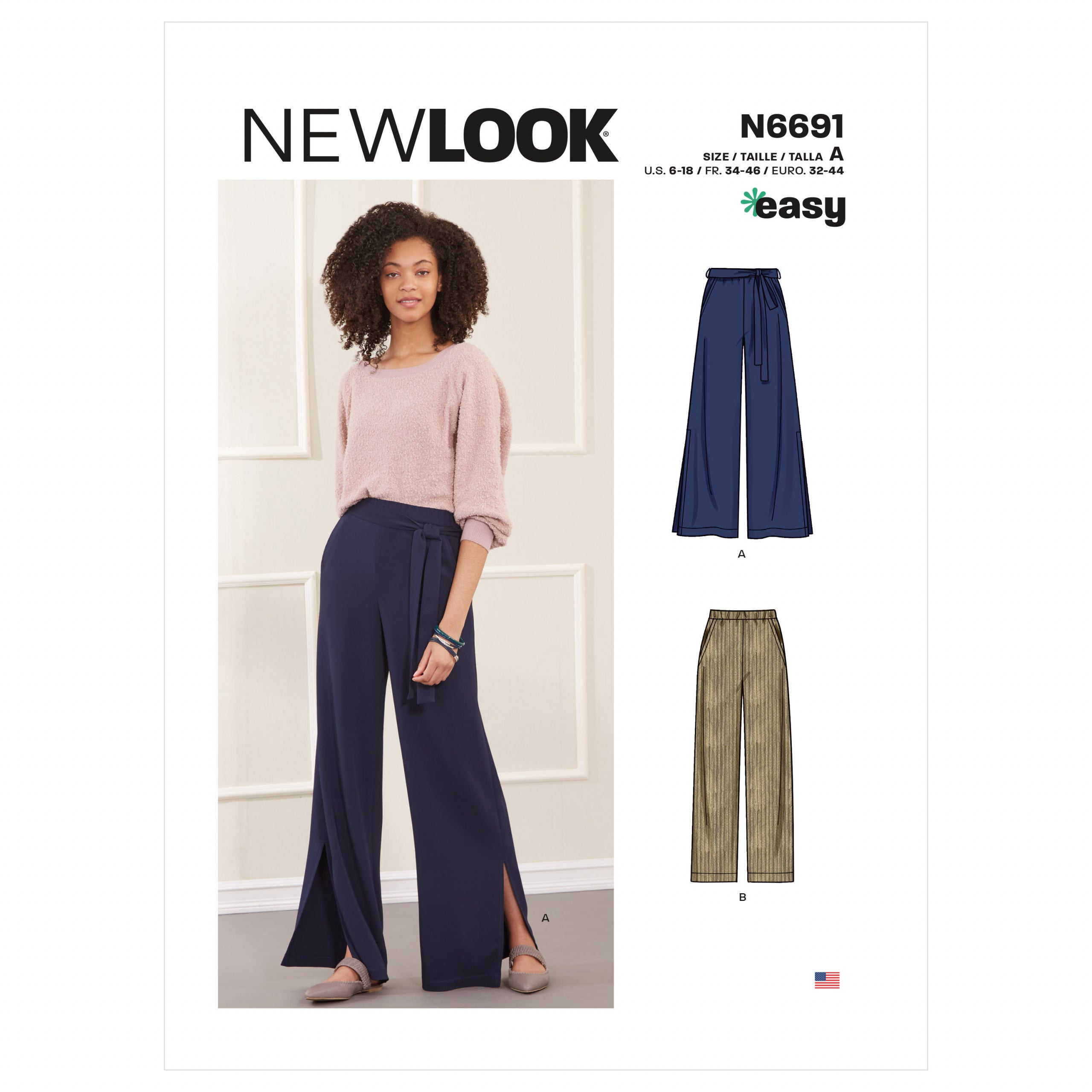 New Look Trousers N6691 The Fold Line