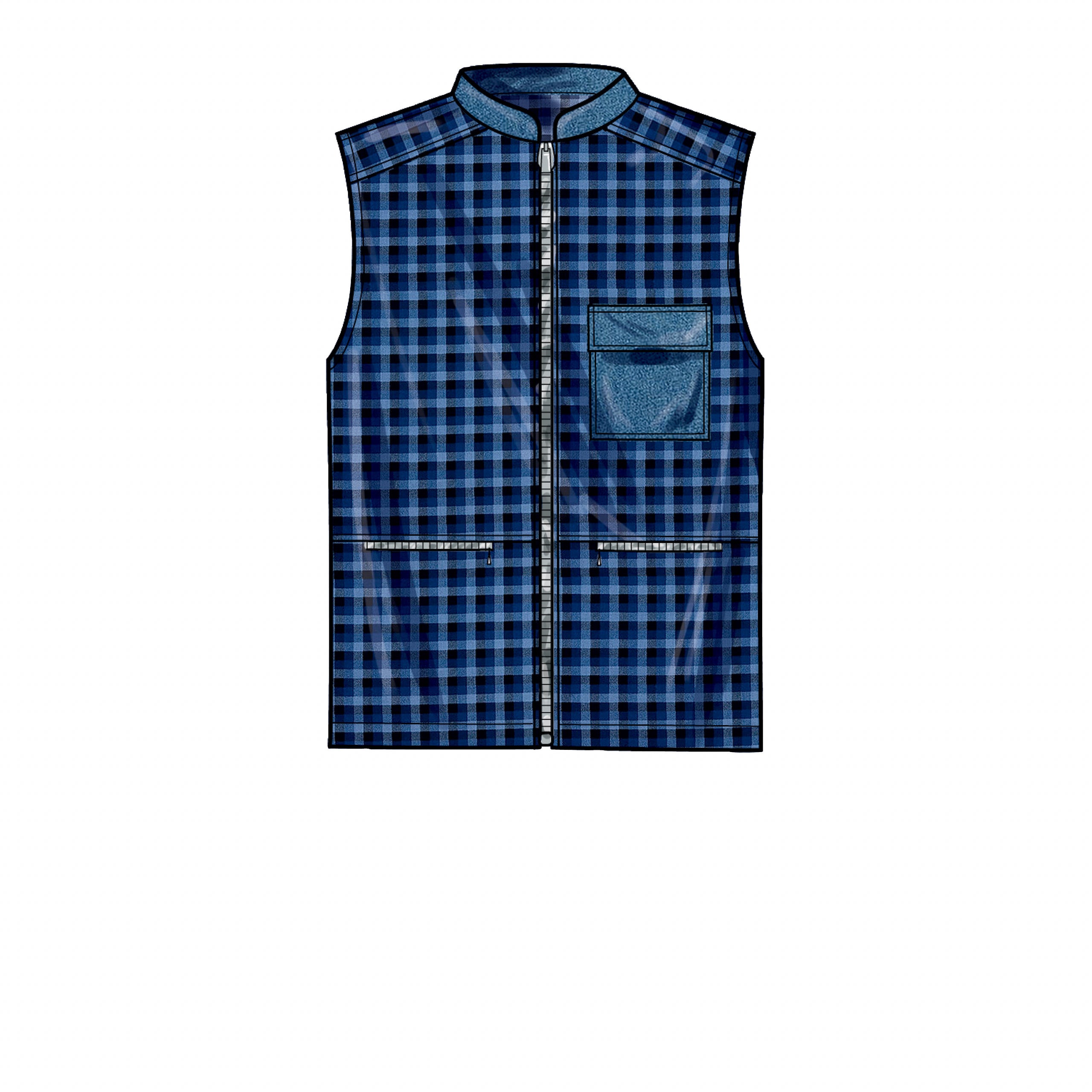 New Look Unisex Jacket and Waistcoat N6713 – The Fold Line