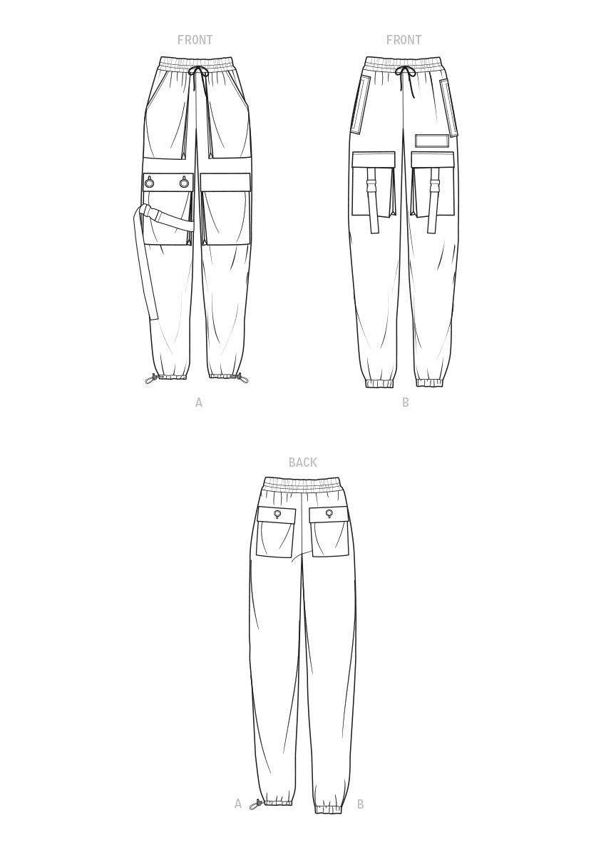 New Look Unisex Cargo Pants N6745