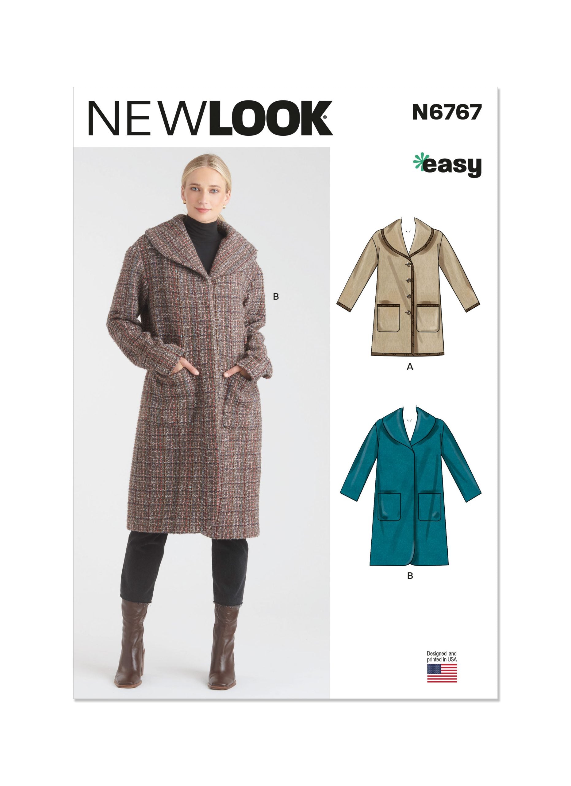 New Look Coats N6767 The Fold Line