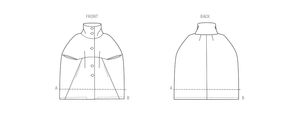 New Look Cape N6768