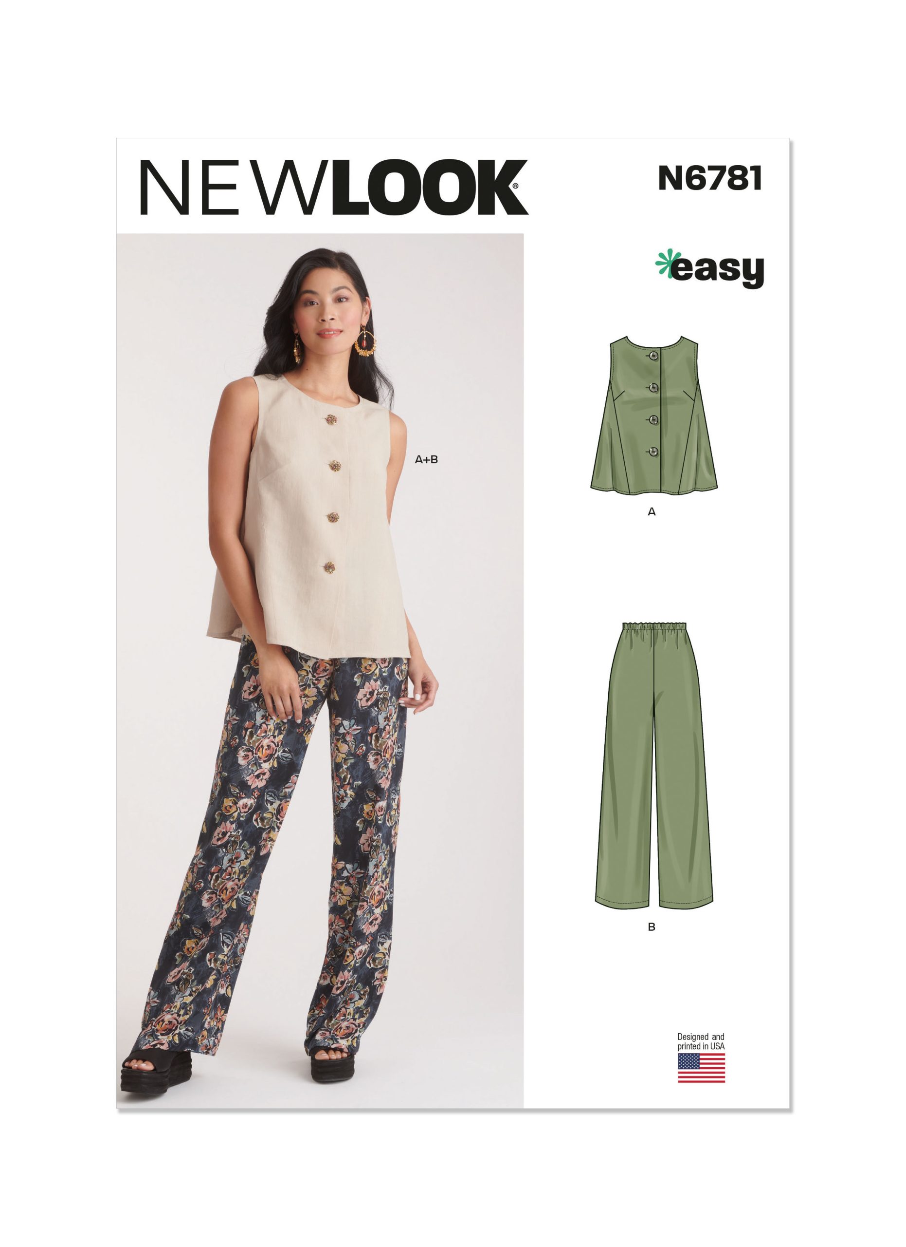 New Look Top & Trousers N6781