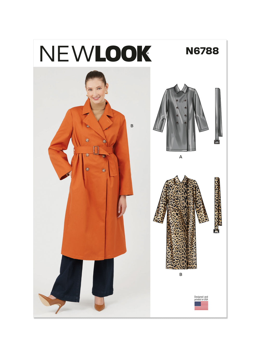 New Look Trench Coat N6788