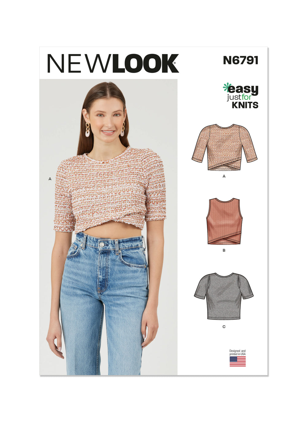 New Look Knit Tops N6791