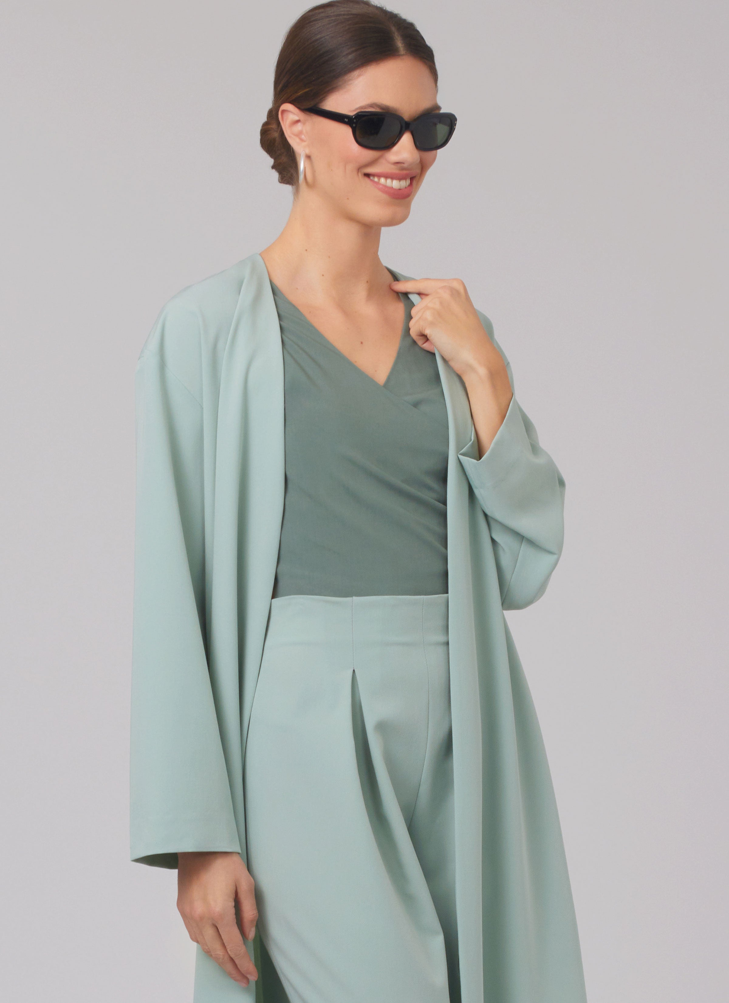 New Look Coat, Top and Trousers N6796