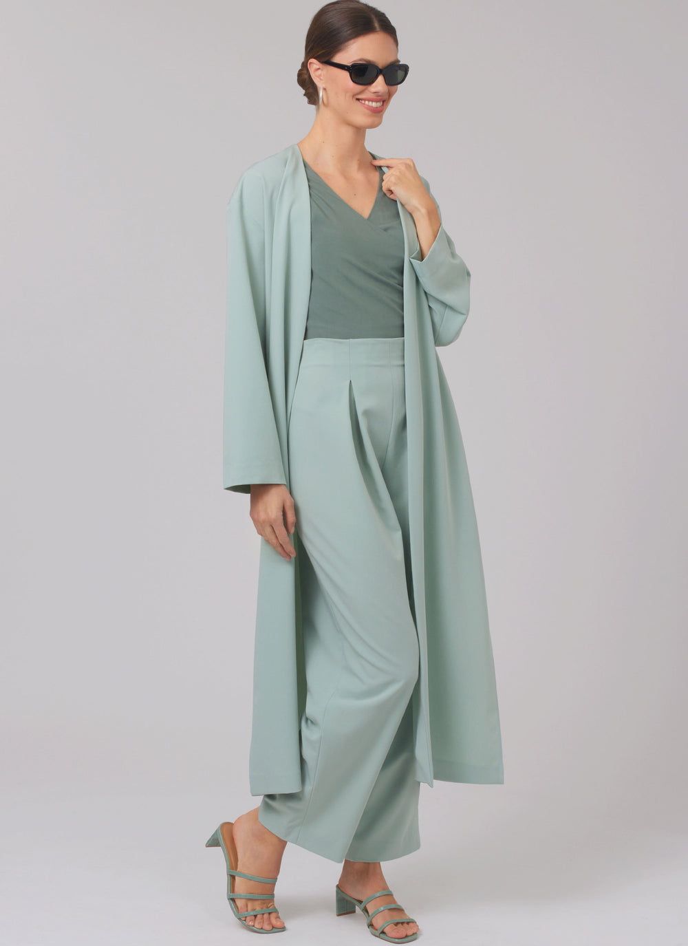 New Look Coat, Top and Trousers N6796