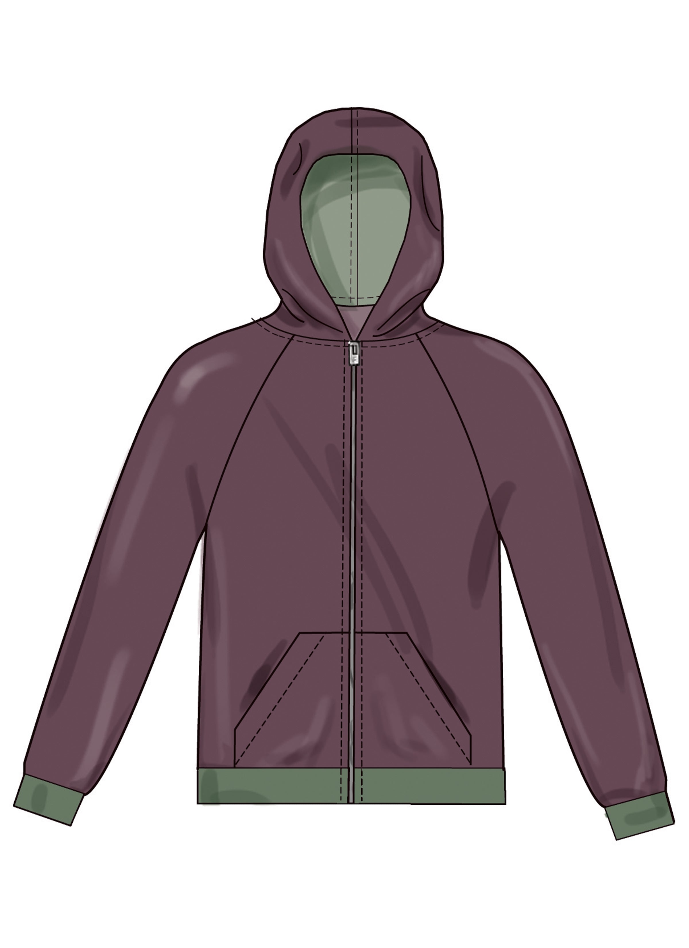 New Look Unisex Hoodies N6806