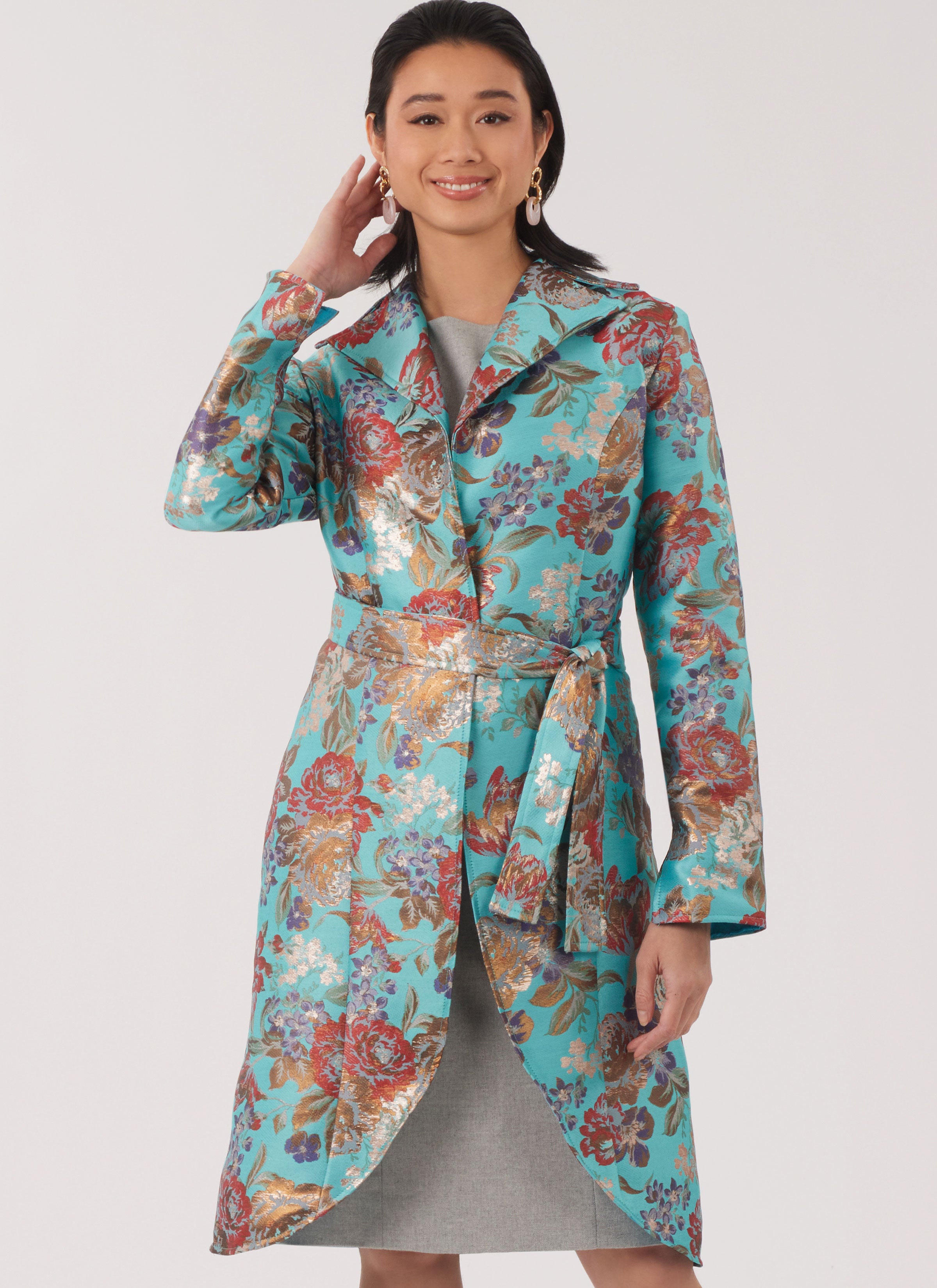 New Look Misses' Jacket, Belt and Dress with Petite Lines N6809