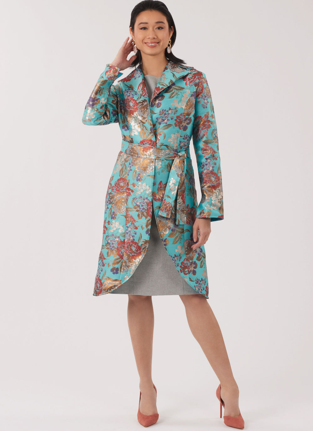 New Look Misses' Jacket, Belt and Dress with Petite Lines N6809
