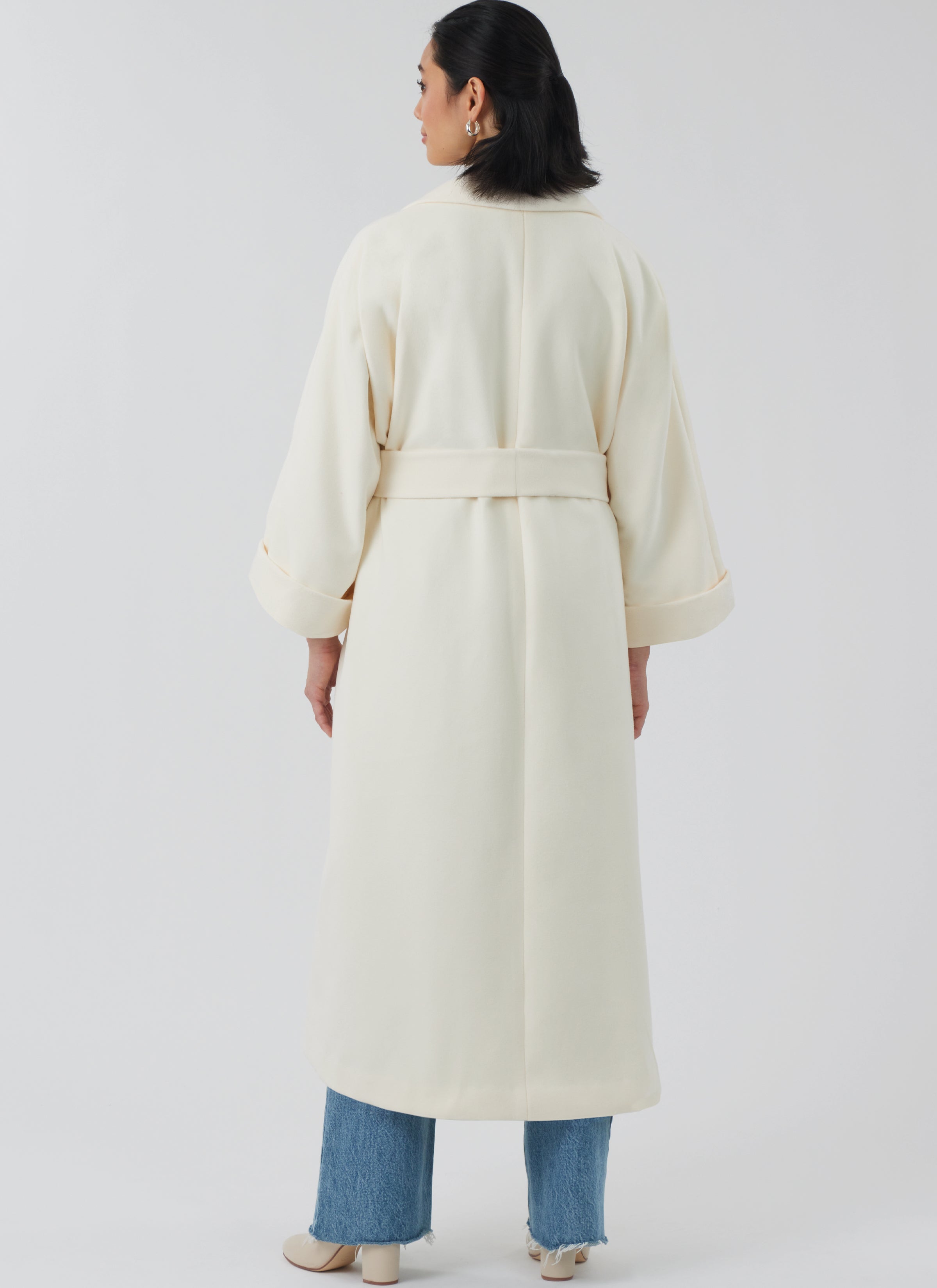 New Look Misses' Coat with Belt in Two Lengths N6810
