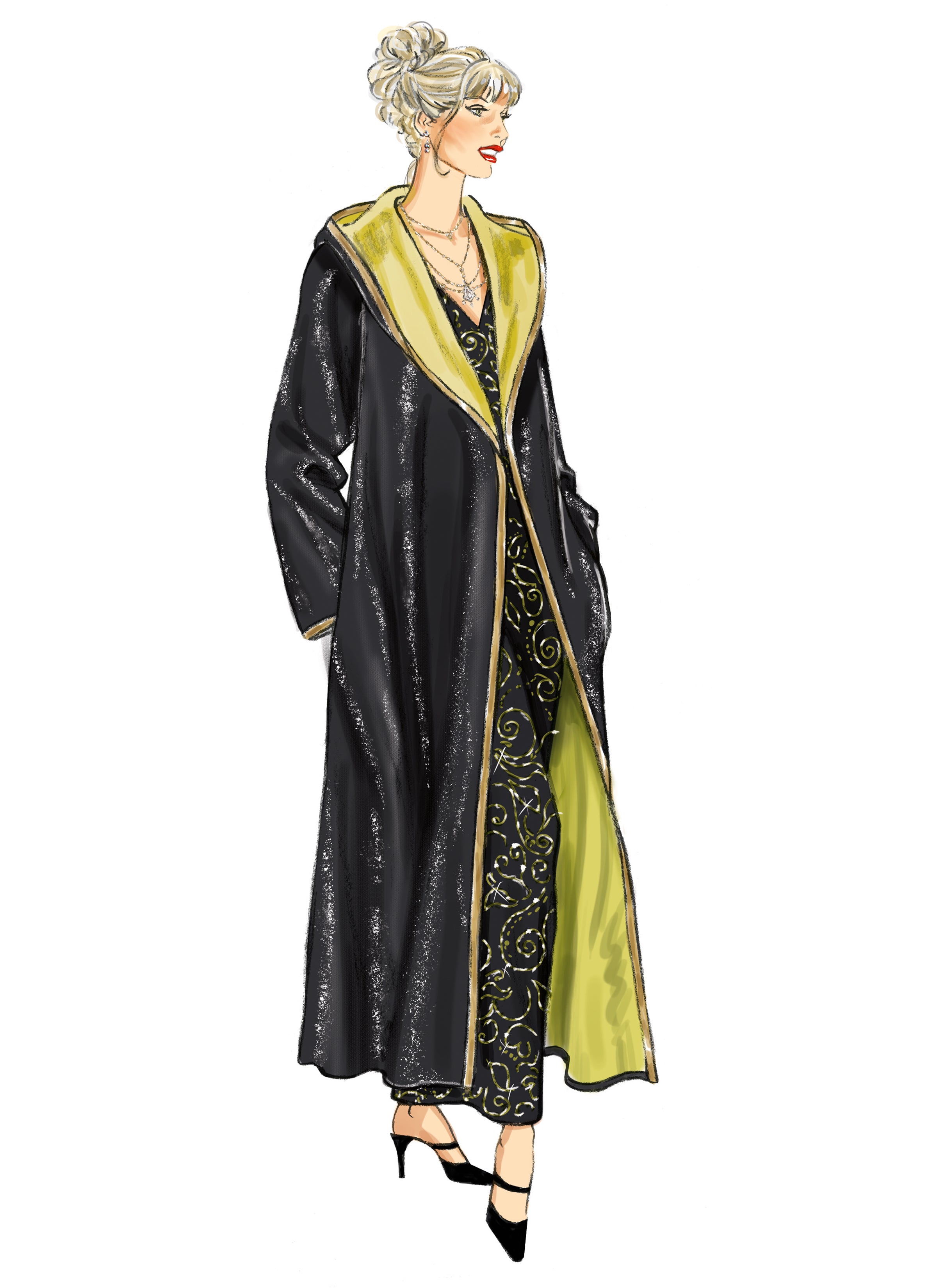 New Look Misses' Coat in Two Lengths and Jacket N6811