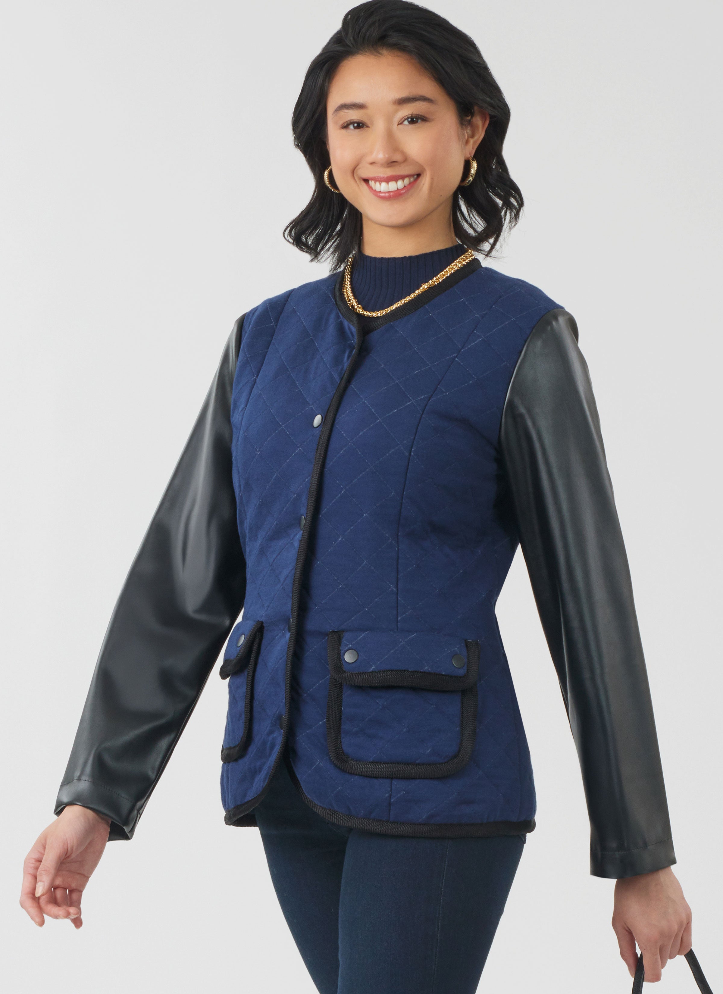 New Look Misses' Jacket and Vest N6812