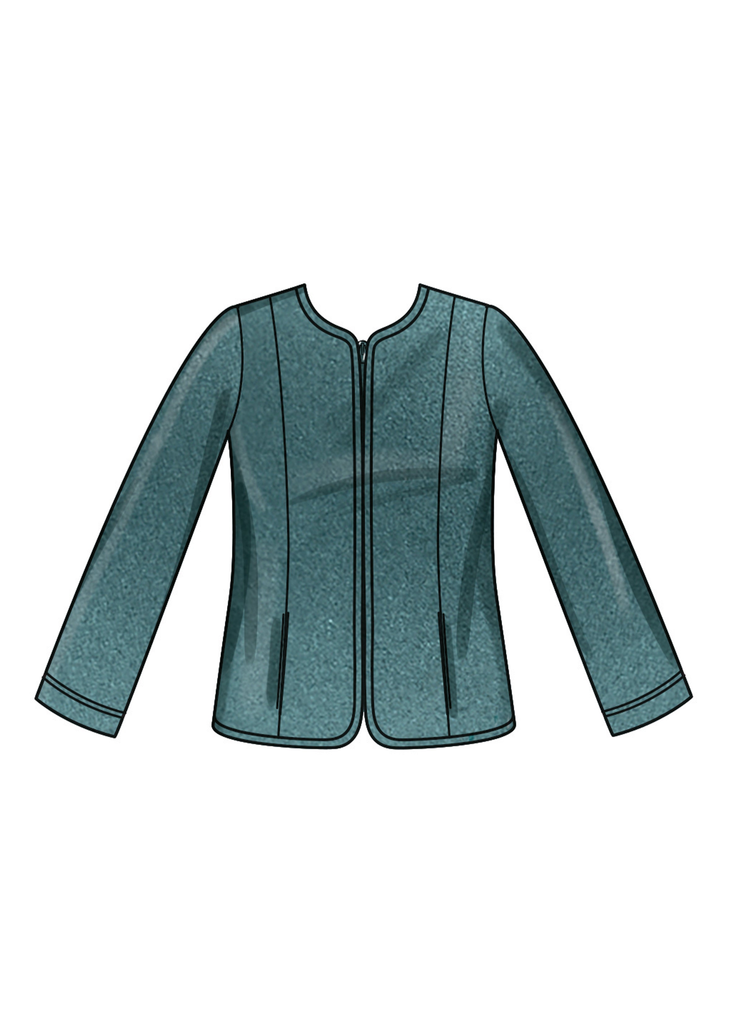 New Look Misses' Jacket and Vest N6812