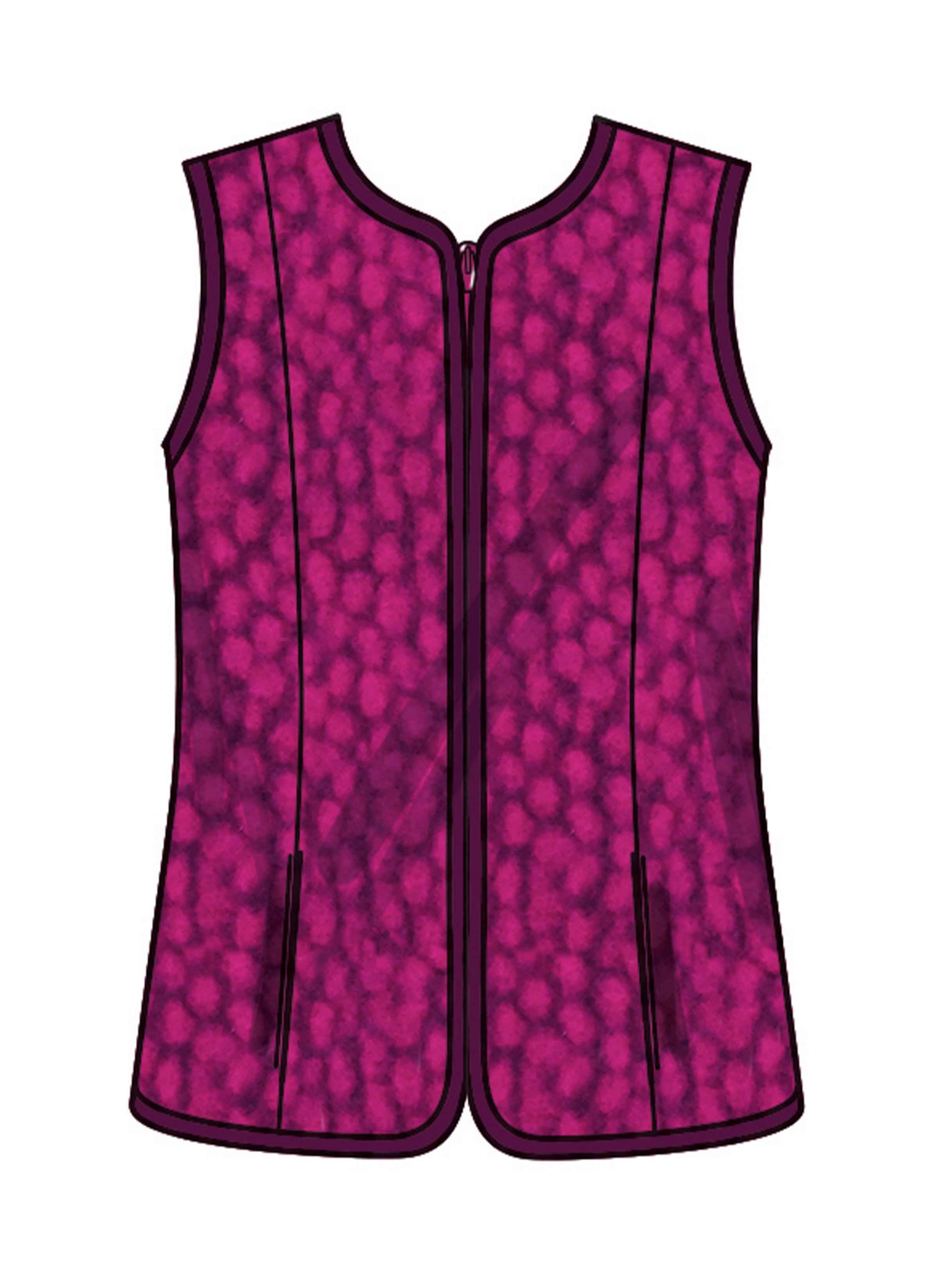 New Look Misses' Jacket and Vest N6812