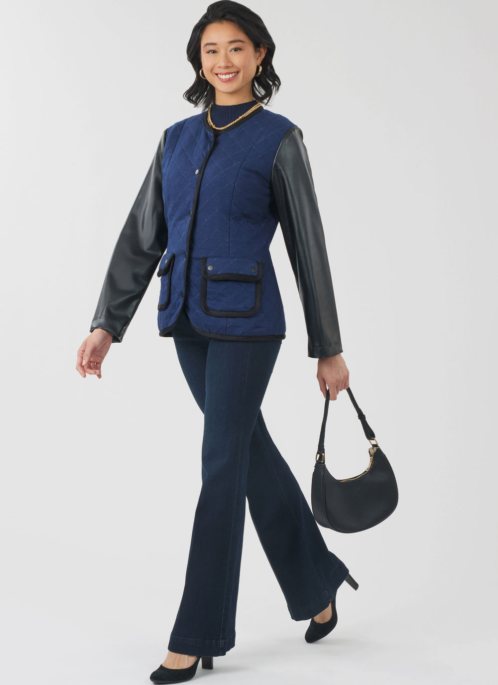 New Look Misses' Jacket and Vest N6812
