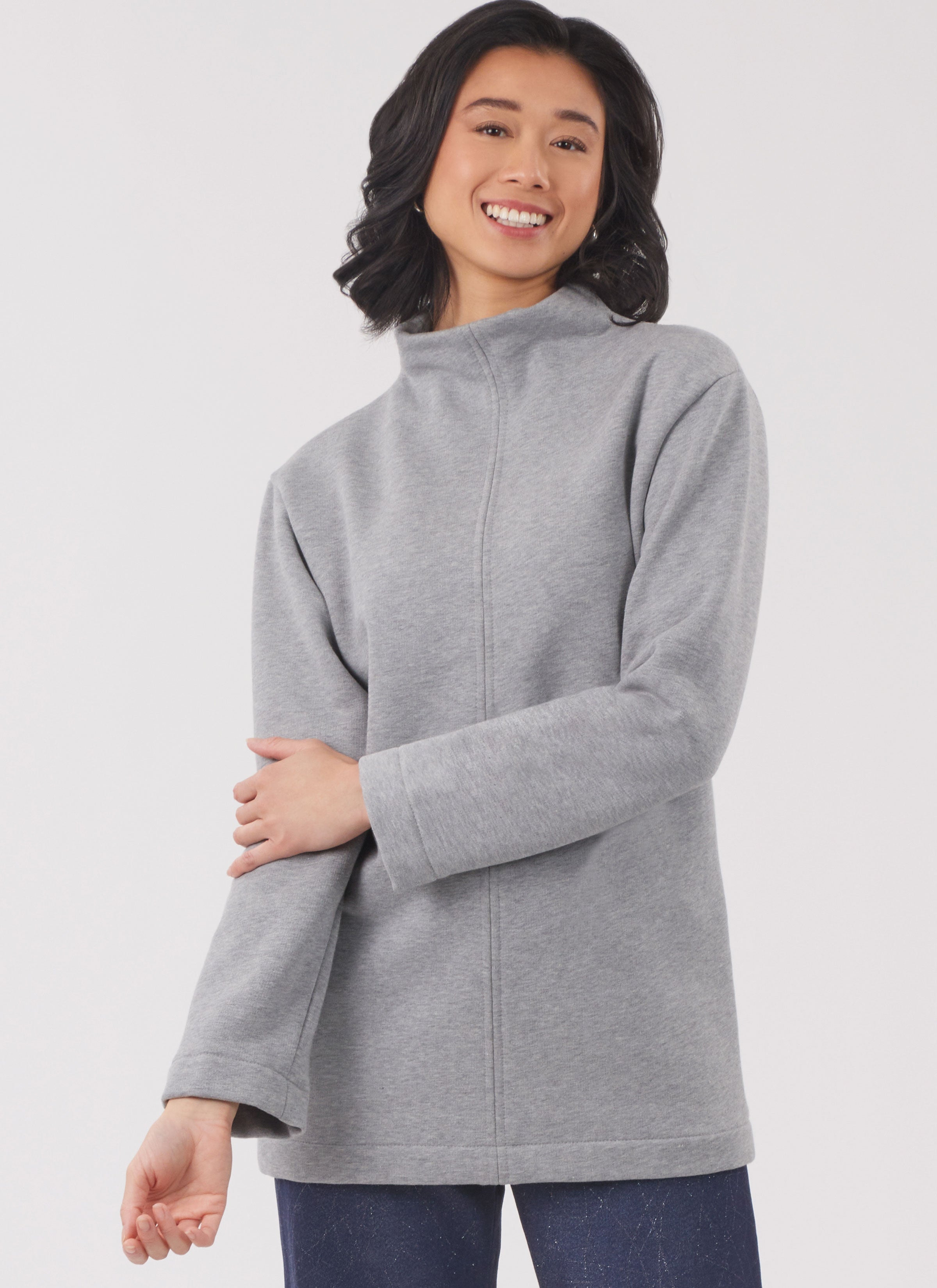 New Look Misses' Knit Tops and Knit or Woven Pull on Trousers N6814