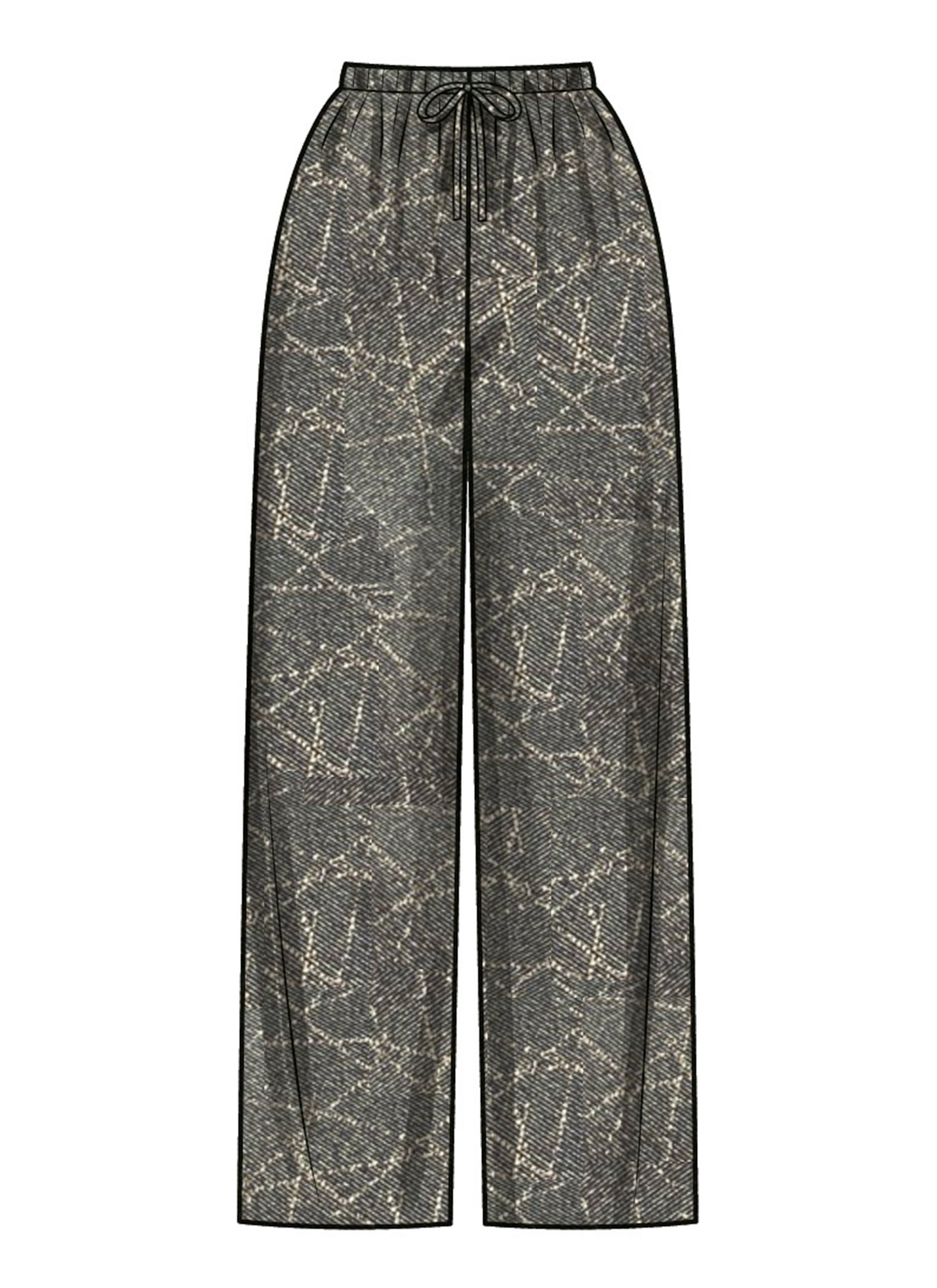 New Look Misses' Knit Tops and Knit or Woven Pull on Trousers N6814