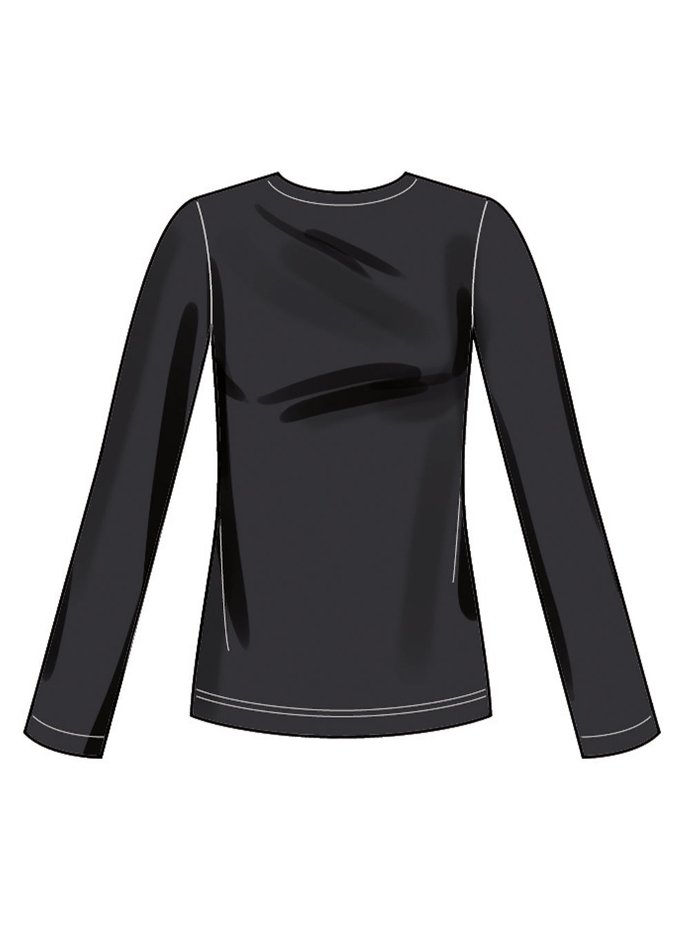 New Look Misses' Knit Tops and Skirt In Two Lengths N6815