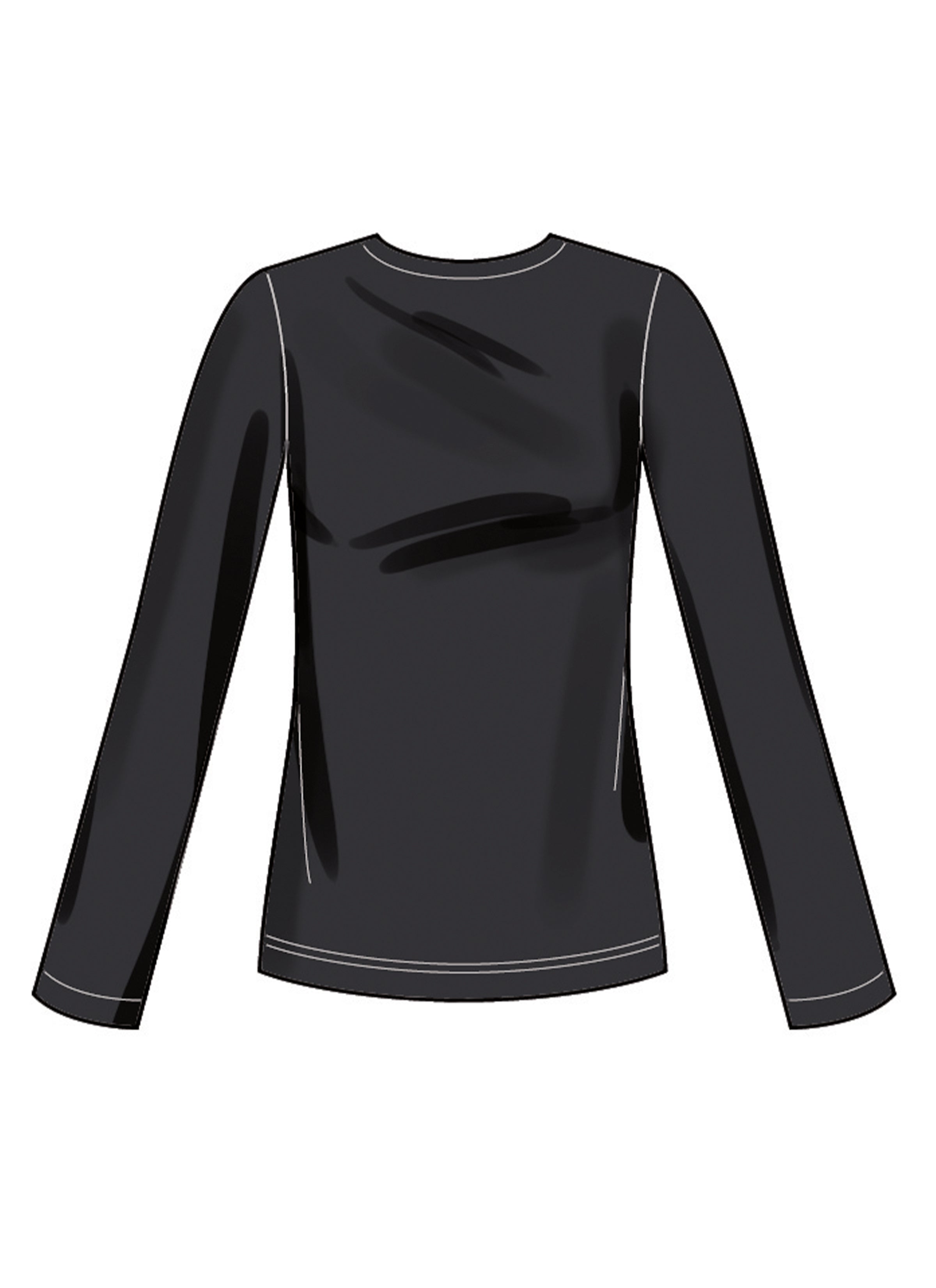 New Look Misses' Knit Tops and Skirt In Two Lengths N6815