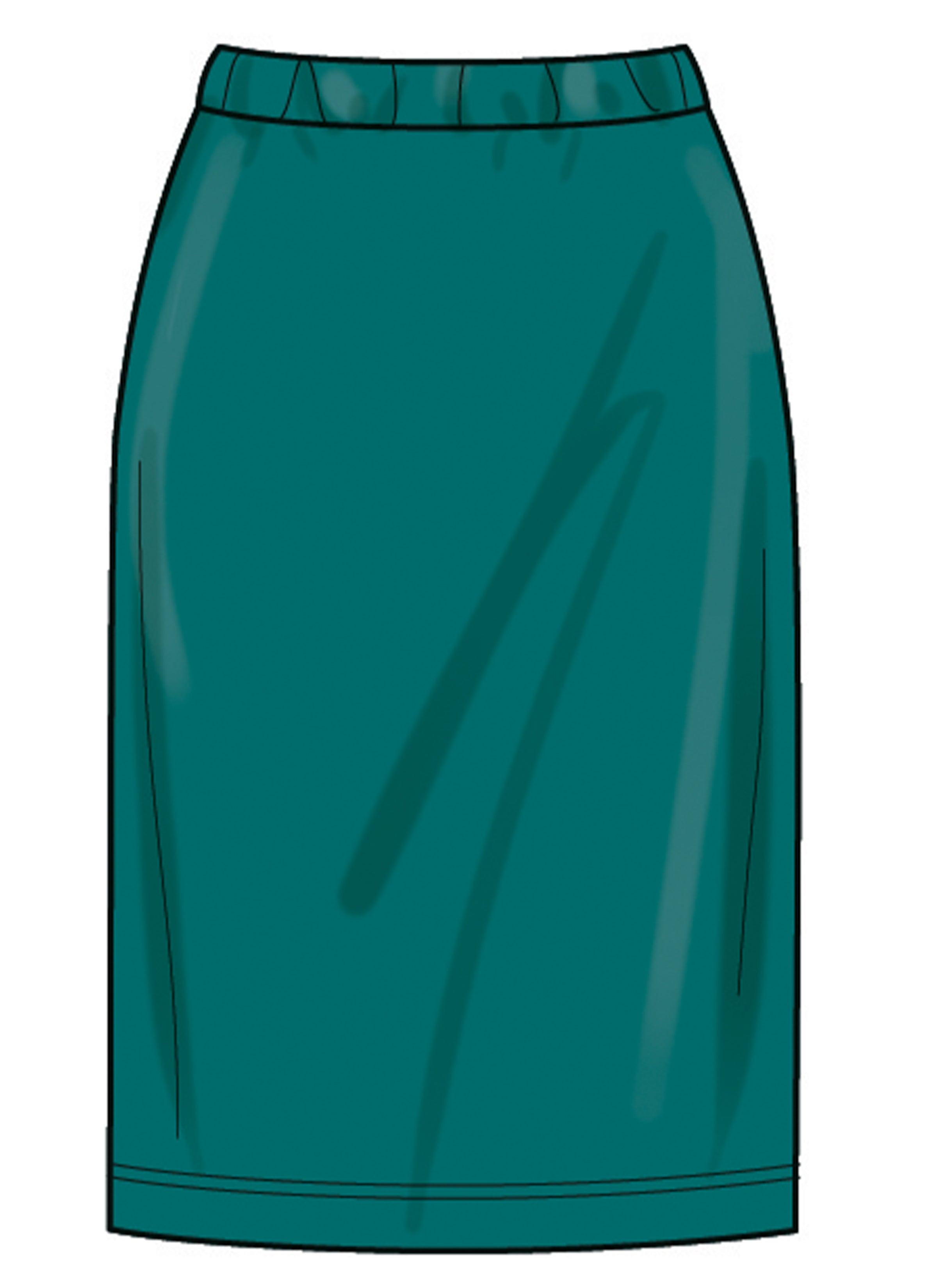 New Look Misses' Knit Tops and Skirt In Two Lengths N6815