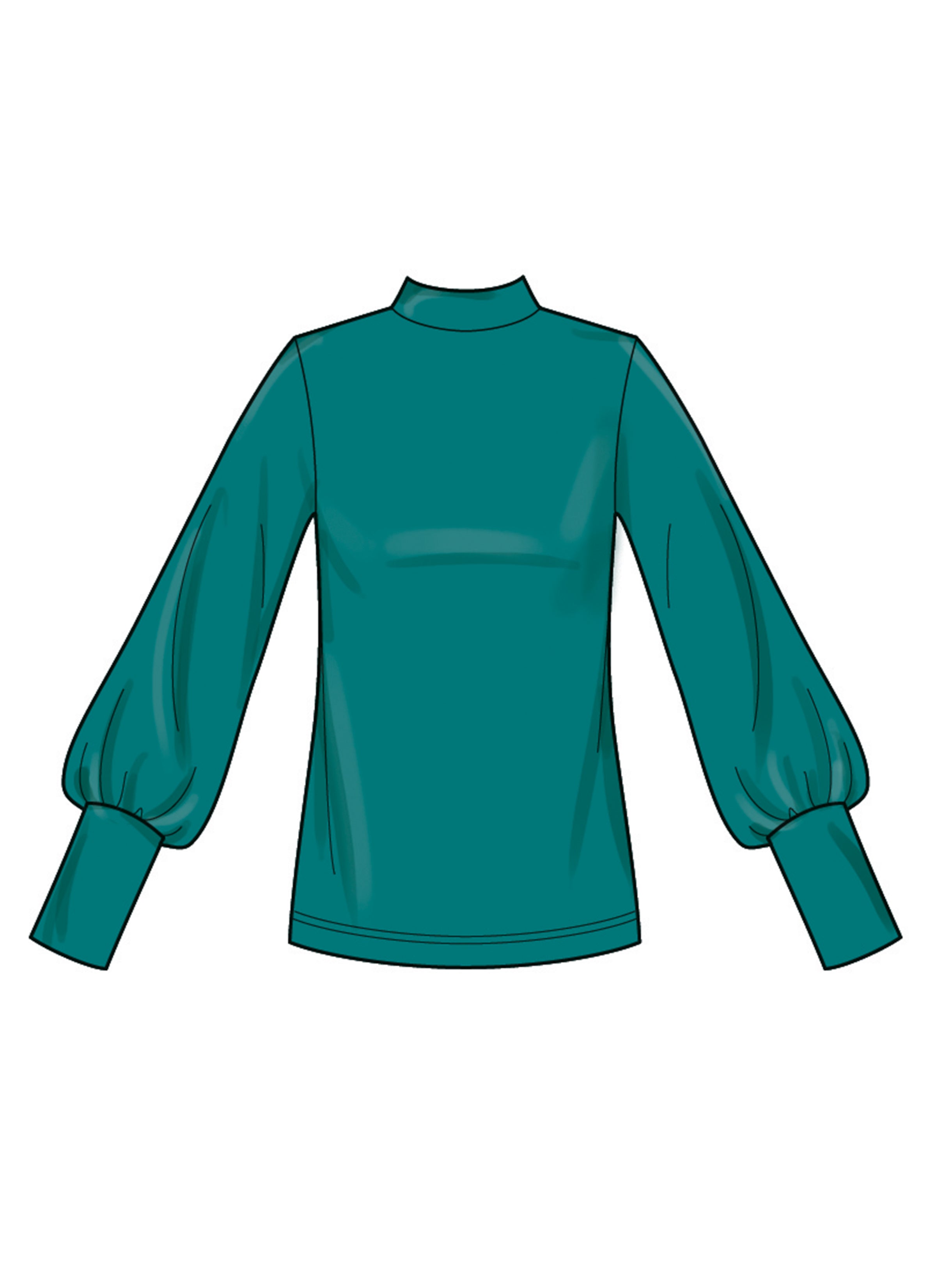 New Look Misses' Knit Tops and Skirt In Two Lengths N6815