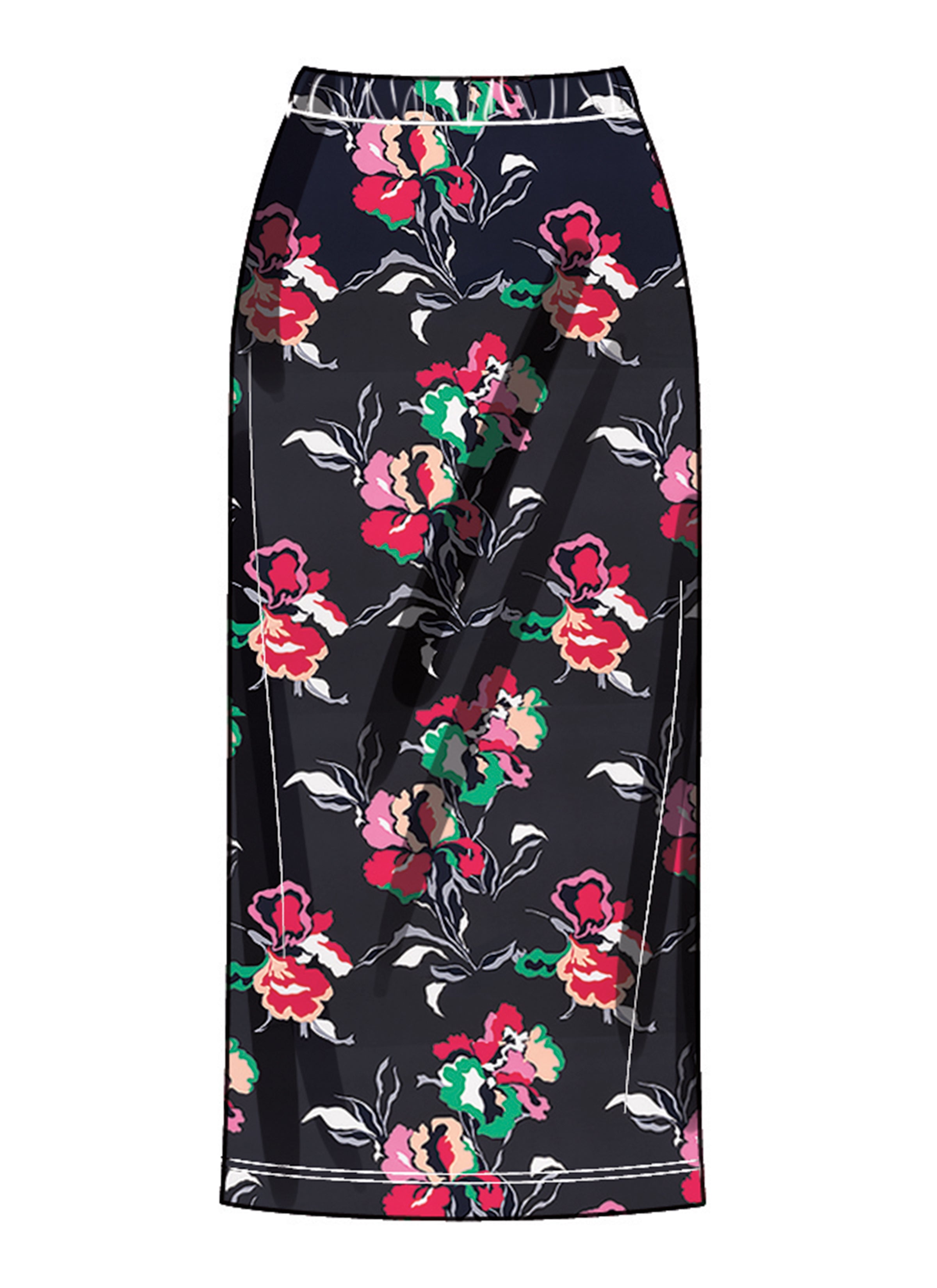 New Look Misses' Knit Tops and Skirt In Two Lengths N6815