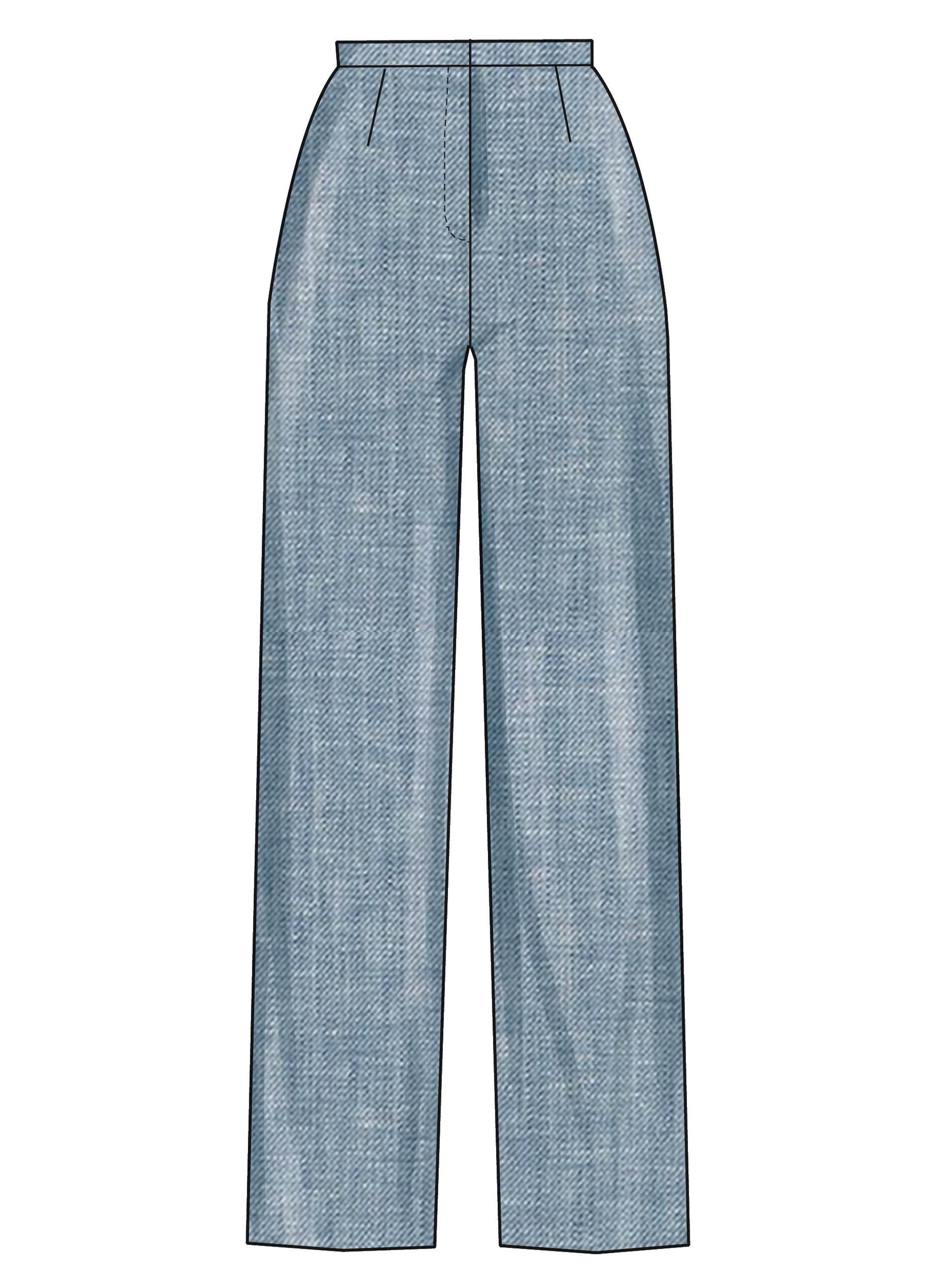 New Look Misses' Draped Front Vest, Jacket and Trousers N6817
