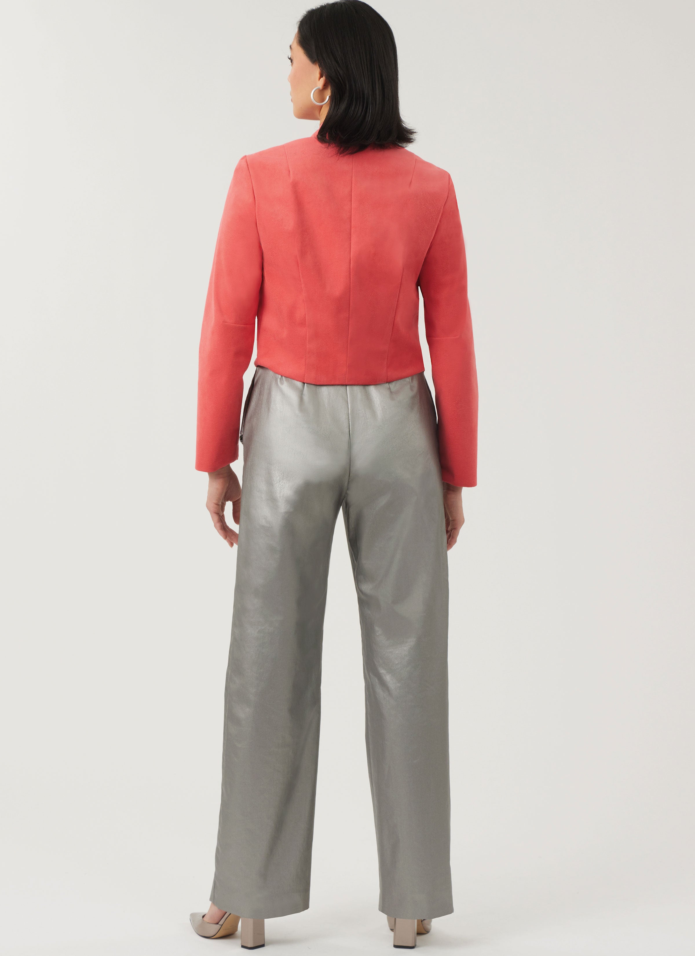 New Look Misses' Draped Front Vest, Jacket and Trousers N6817
