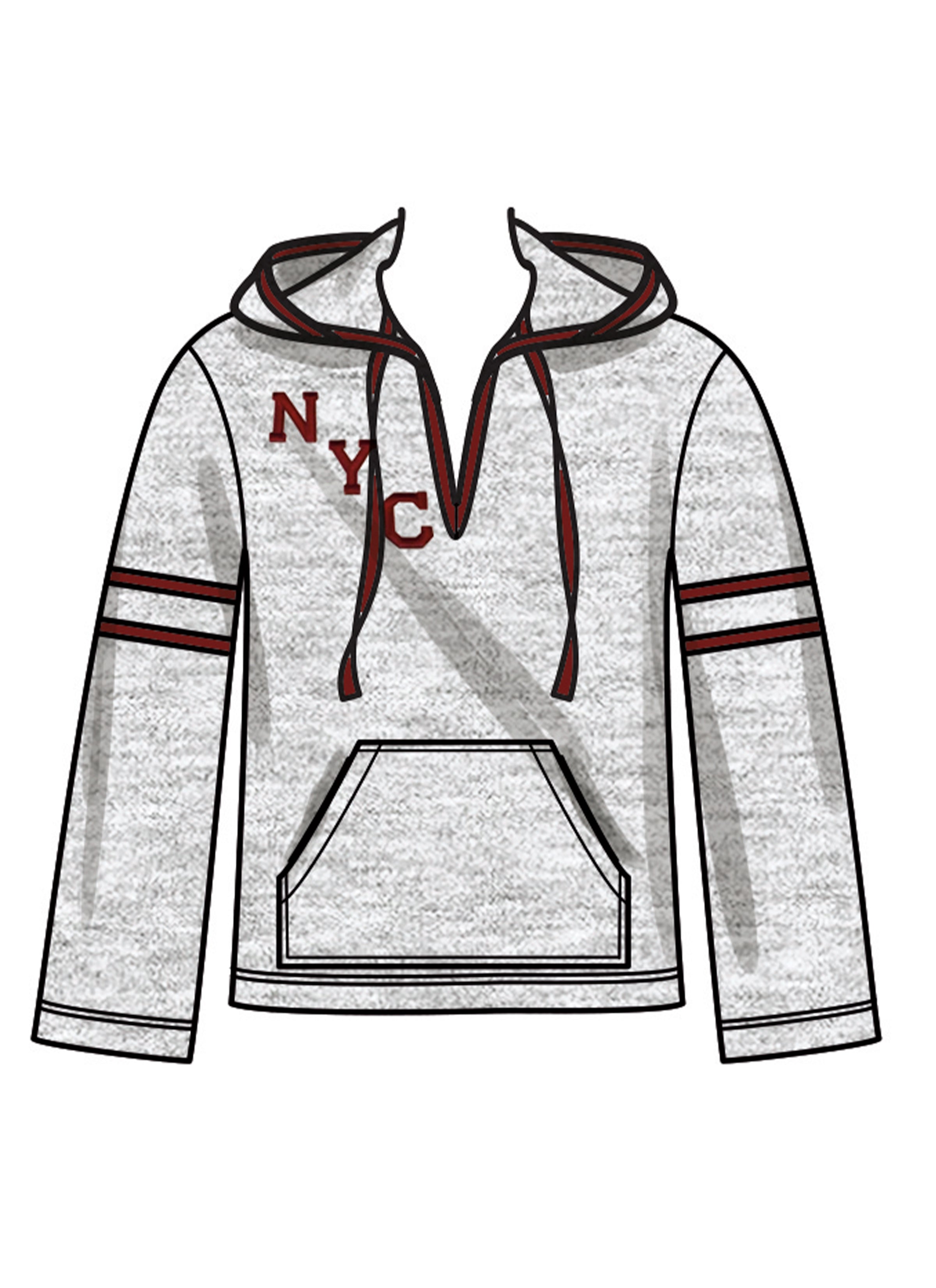 New Look Unisex Knit Hoodie and Trousers and Misses' Knit Dress N6818