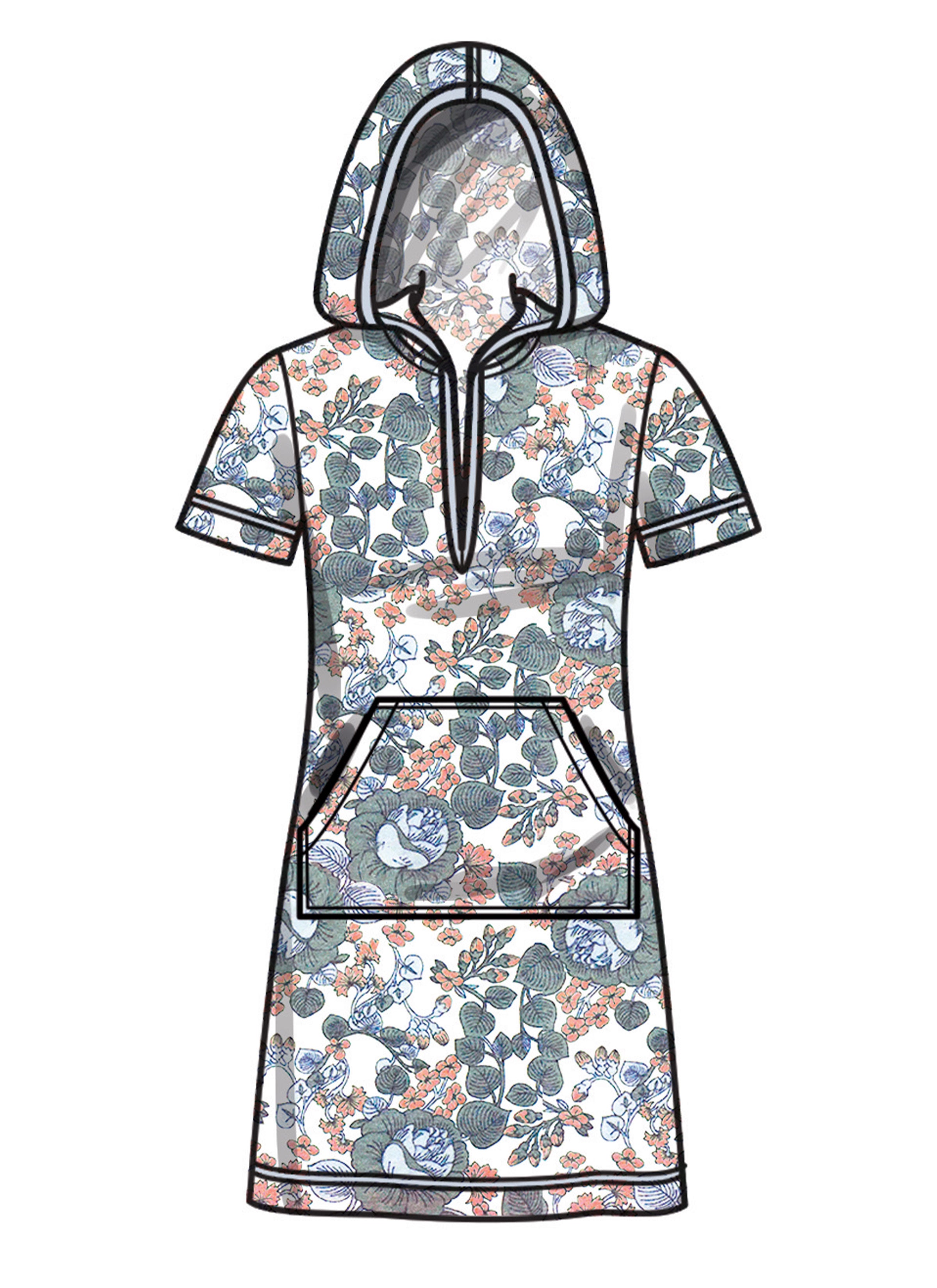 New Look Unisex Knit Hoodie and Trousers and Misses' Knit Dress N6818