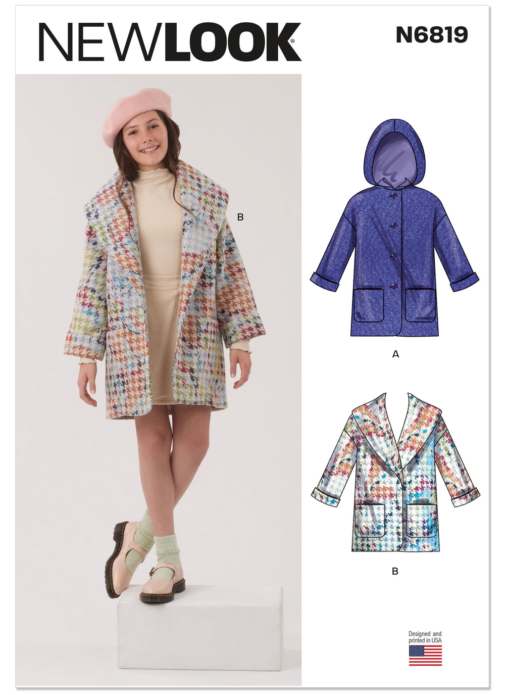 New Look Girls' Lined Coats N6819