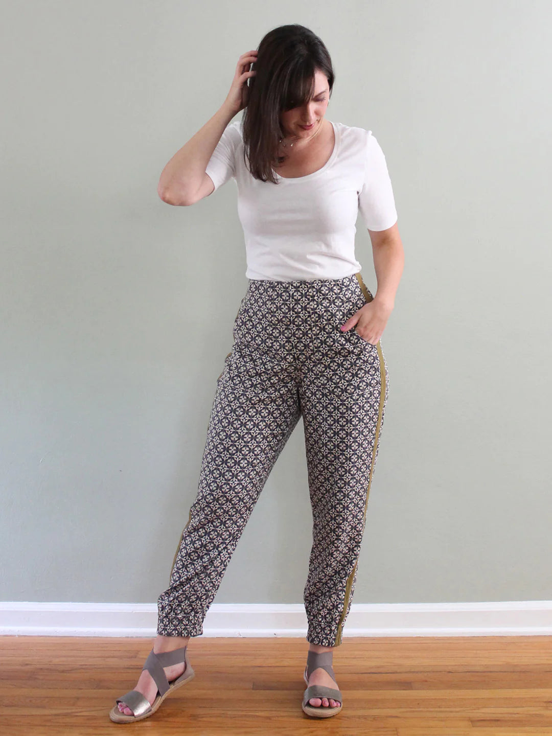 Womens patterned joggers hotsell