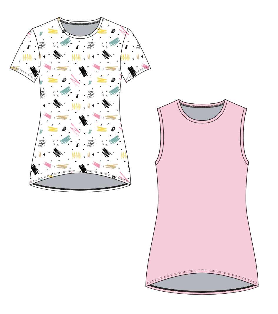 Sirena Patterns Nereida T-shirt and Tank Top