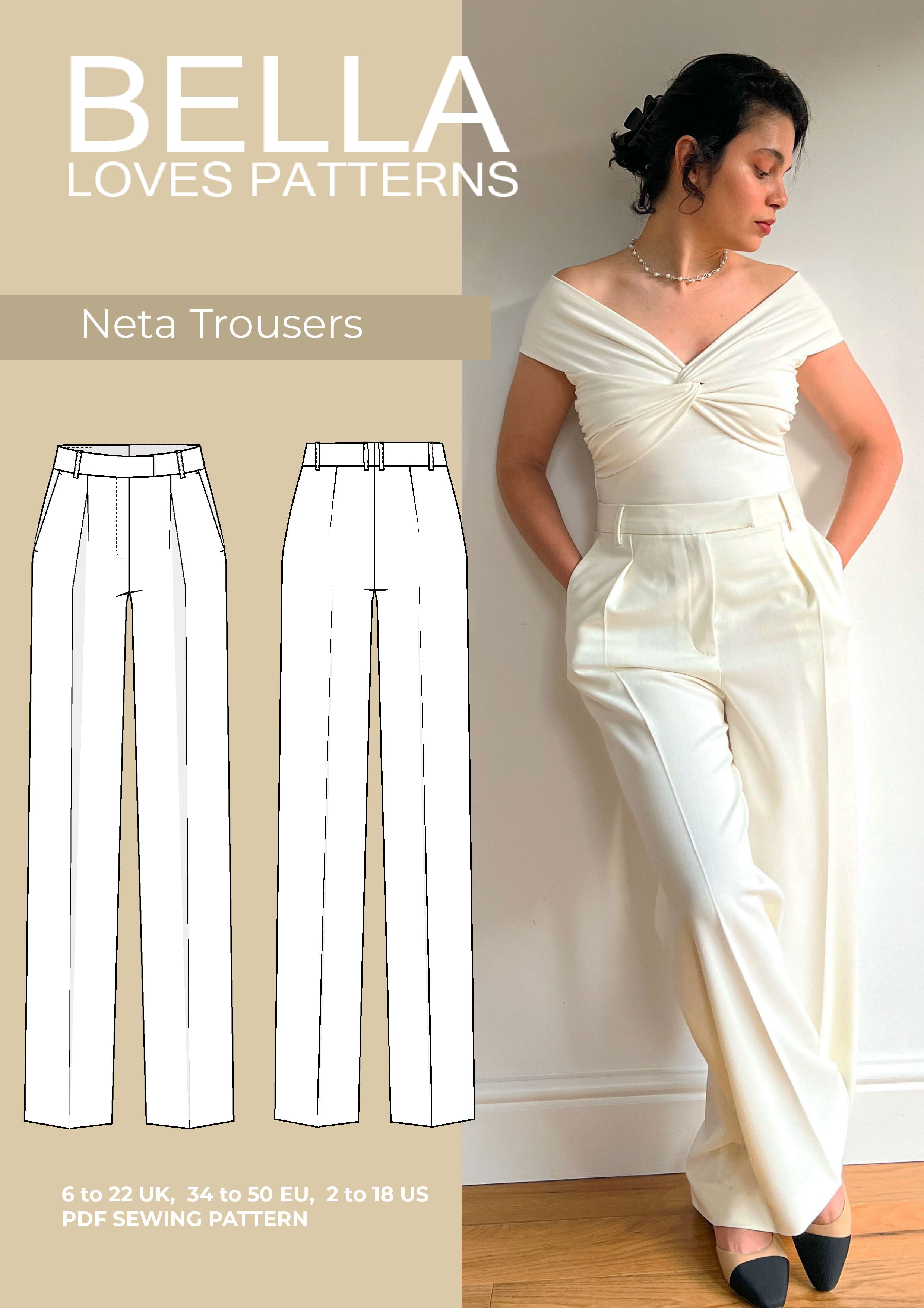 Bella Loves Patterns Neta Trousers