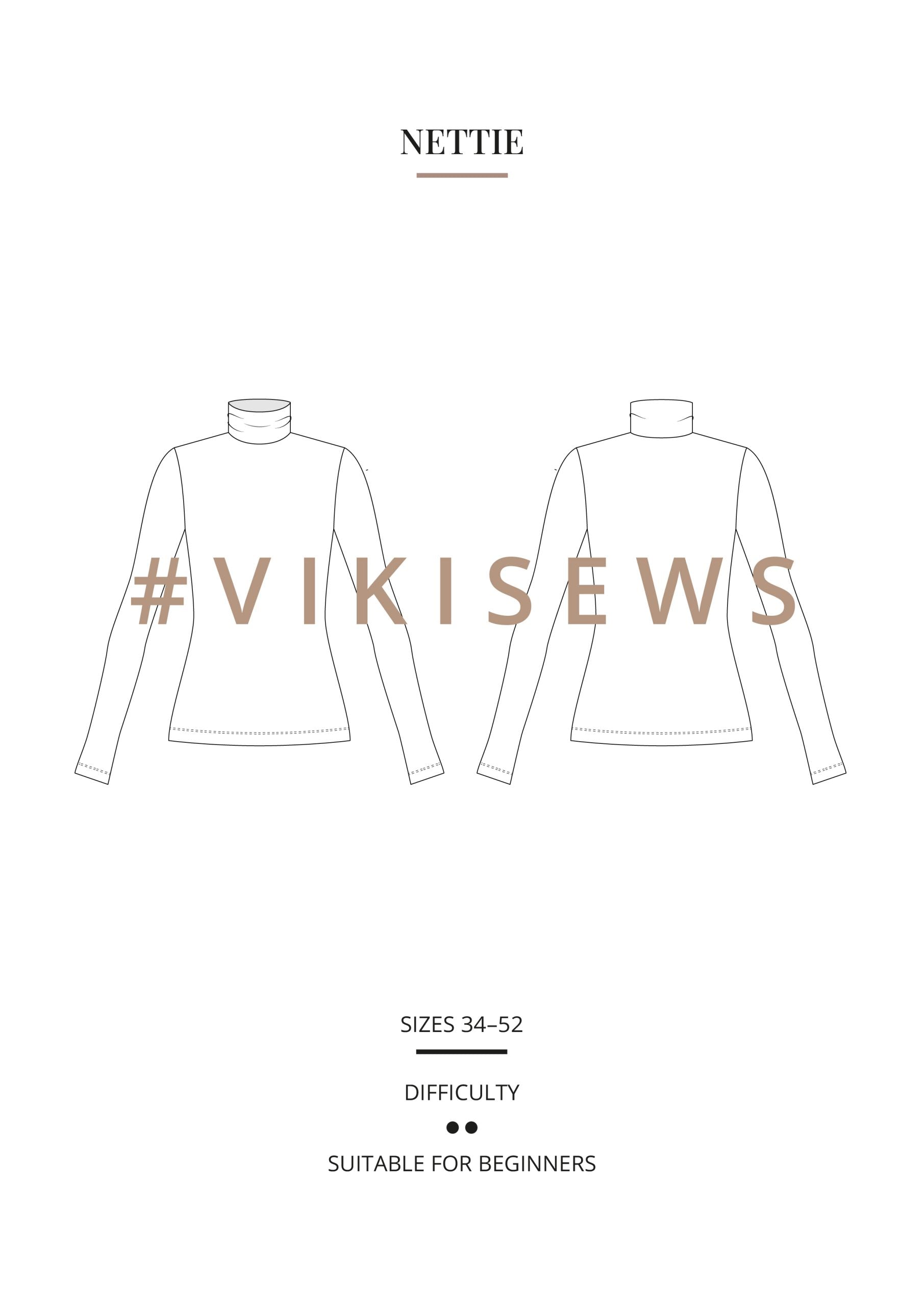 Vikisews Nettie High Neck Sweater PDF