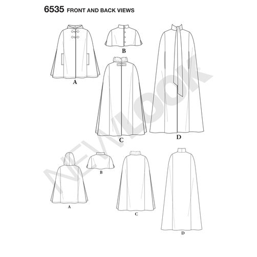 New Look Capes N6535