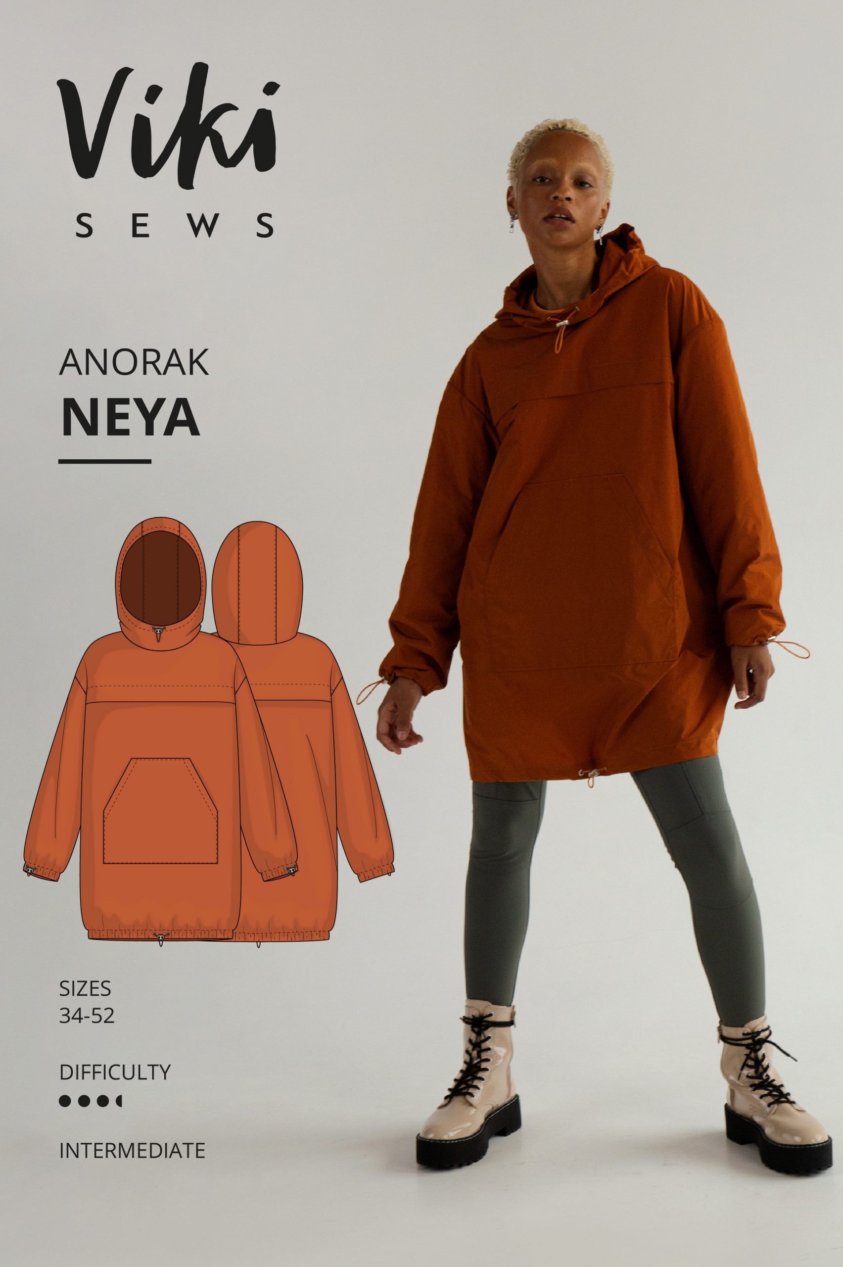 [NOTHING WRITTEN] Aya half neck anorak ☆送料込☆ NOTHING WRITTEN] Aya half neck anorak (White) 正規品 韓国