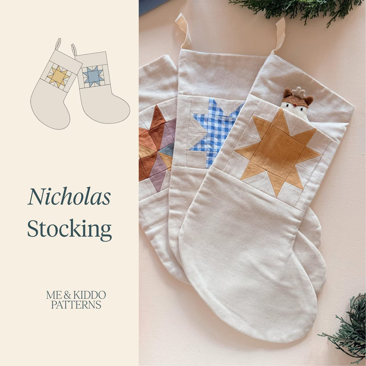 Me & Kiddo Patterns Nicholas Stocking